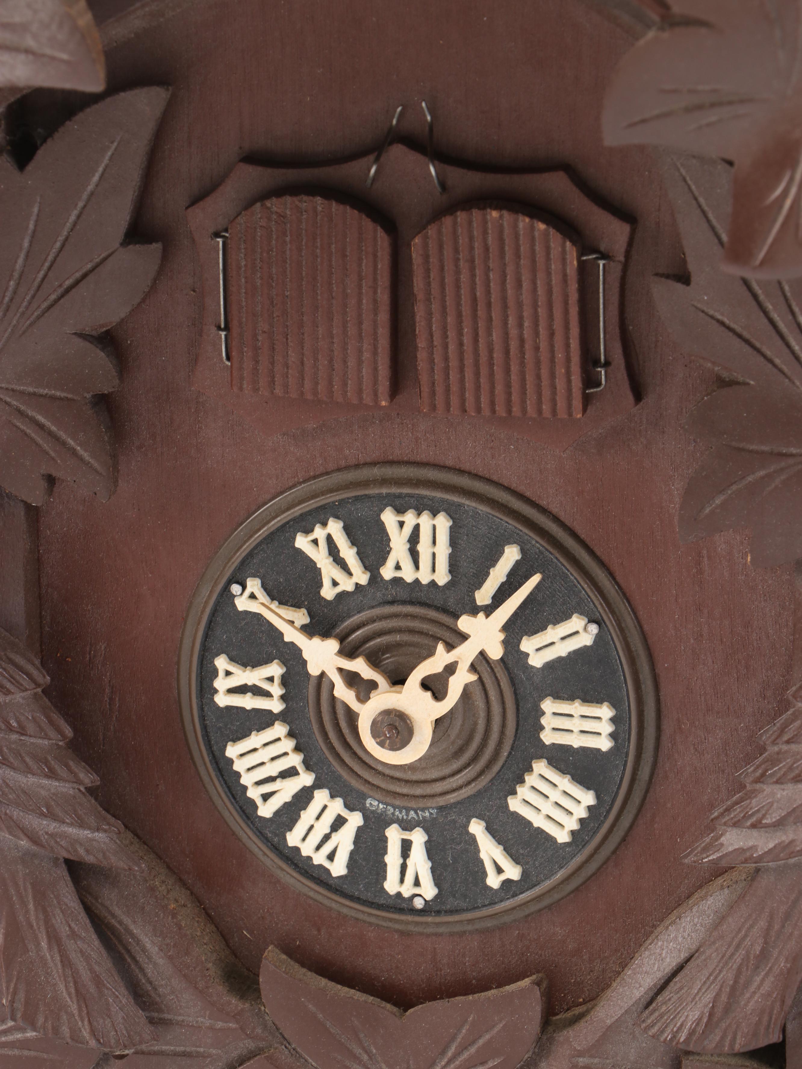 German Reuge Regula Bachmaier and Klemmer Wood Cuckoo Clock