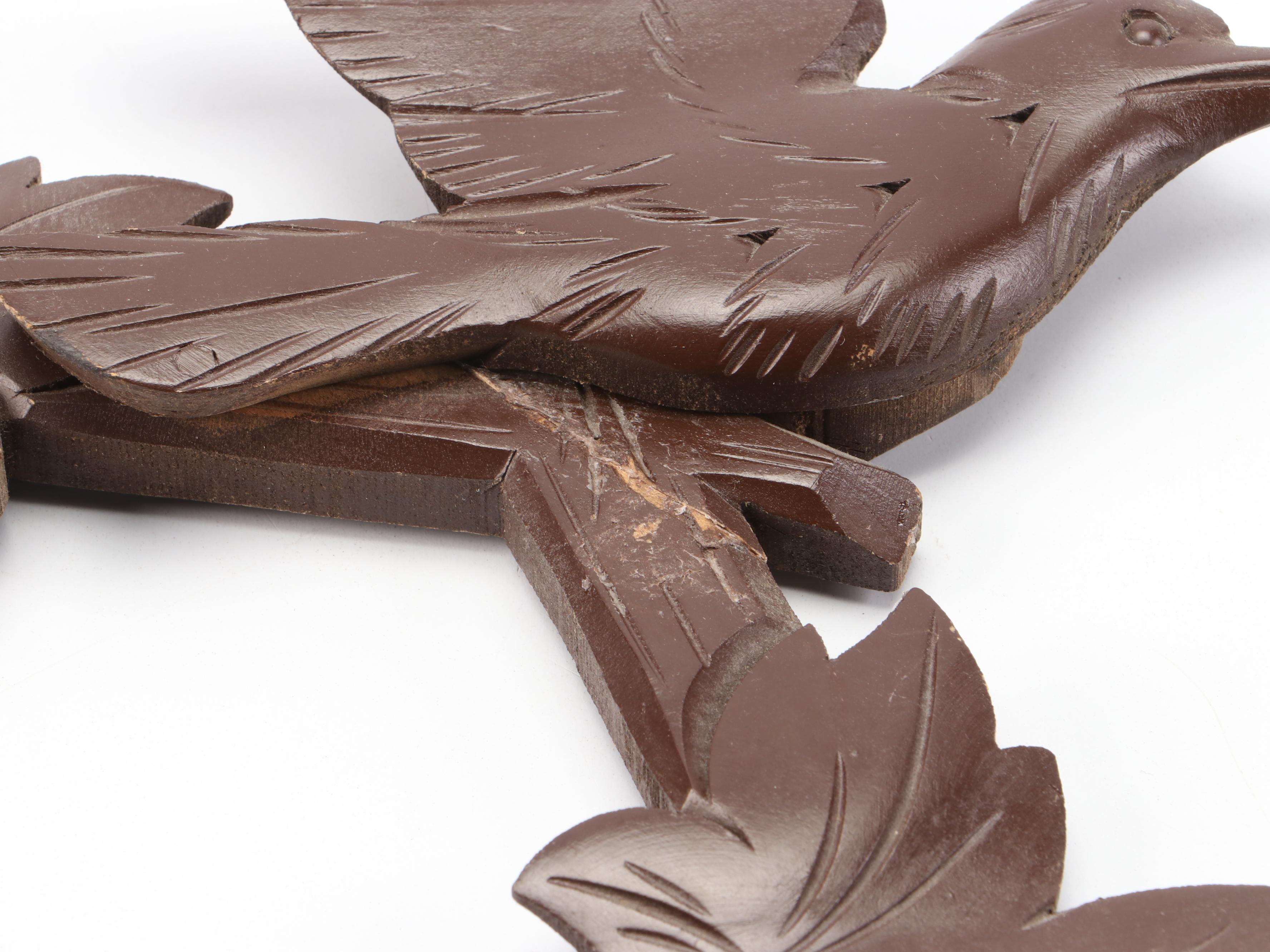 German Reuge Regula Bachmaier and Klemmer Wood Cuckoo Clock