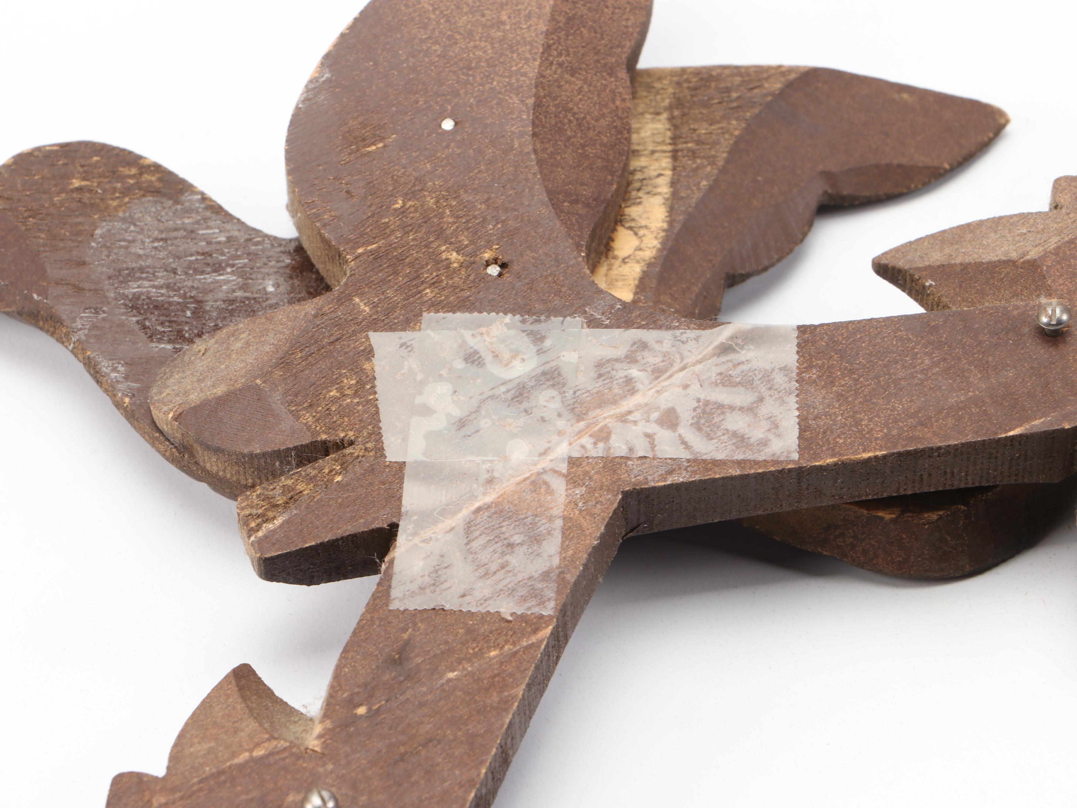 German Reuge Regula Bachmaier and Klemmer Wood Cuckoo Clock