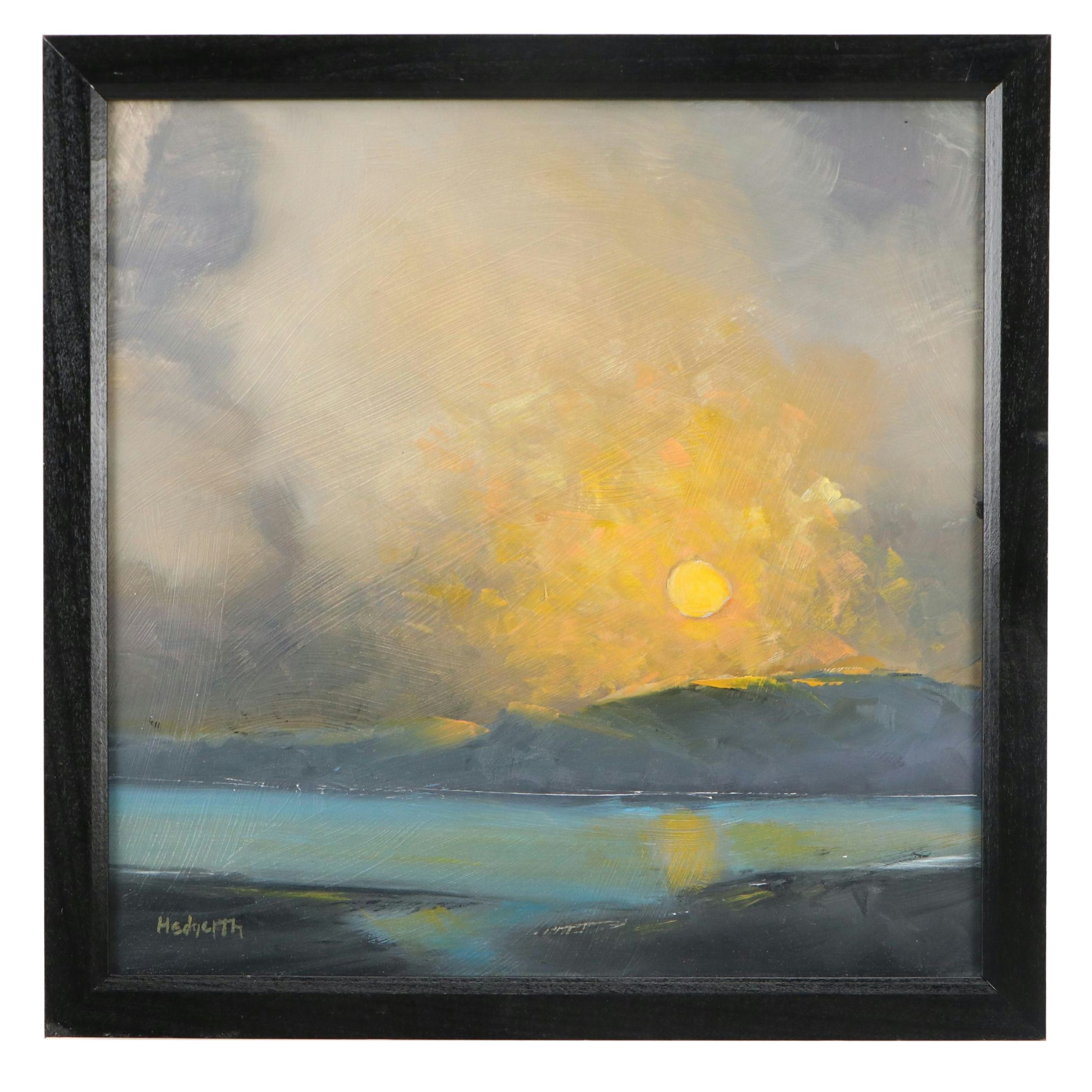 Stephen Hedgepeth Nocturne Landscape Oil Painting, 21st Century