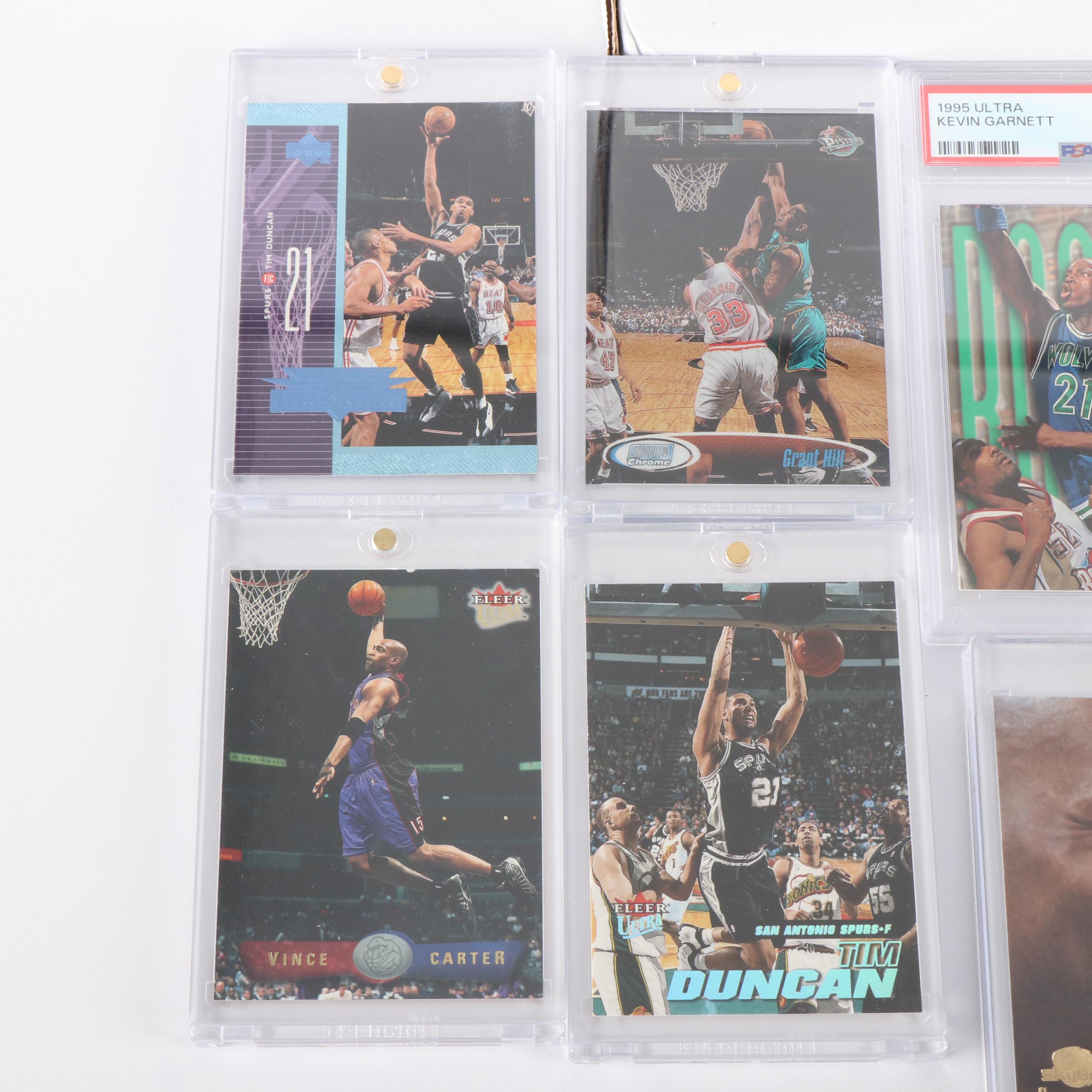 200+ Basketball Card Lot with Barkley, Iverson, Jordan, Garnett, Malone, McGrady