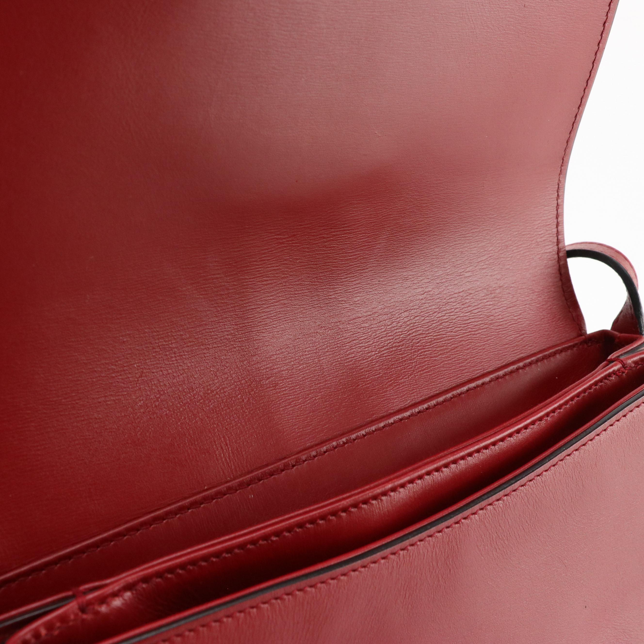 Gucci Arli Small Flap Crossbody Bag in Bi-Color Calfskin Leather