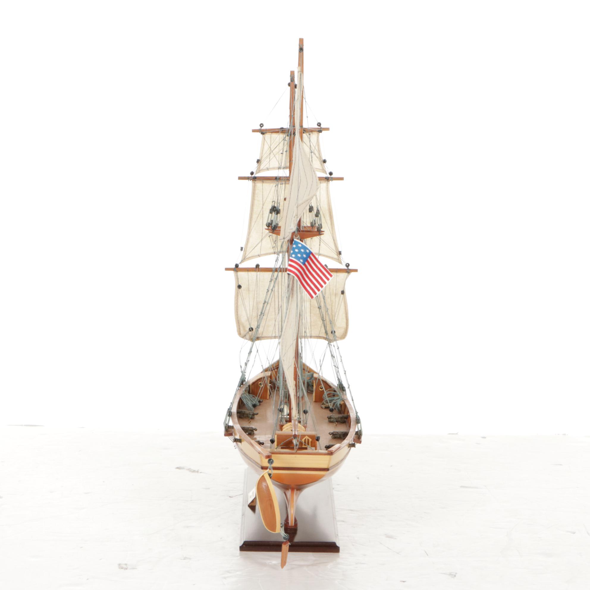 Old Modern Handicrafts Harvey 1847 Model Ship
