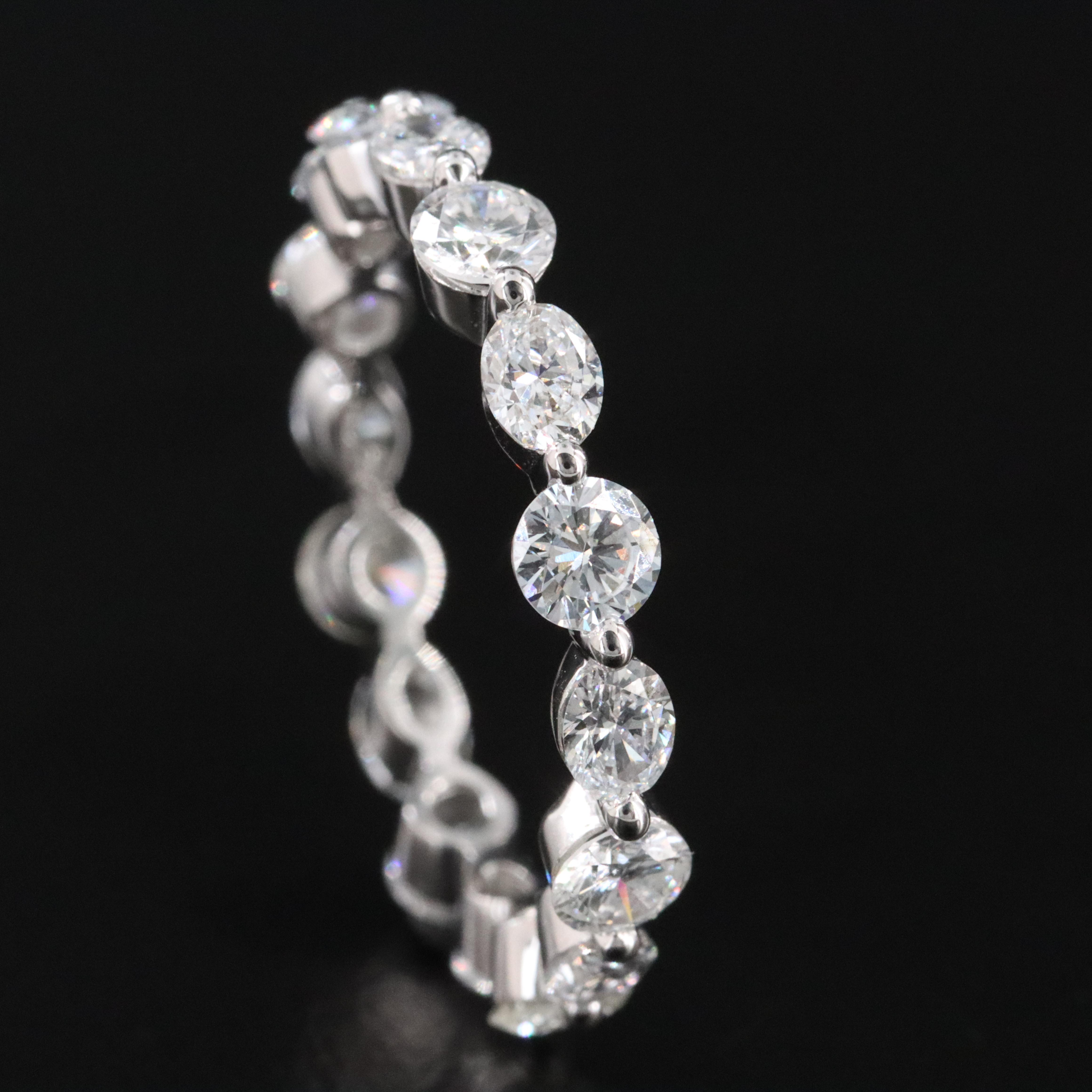 14K 2.26 CTW Lab Grown Diamond Eternity Band