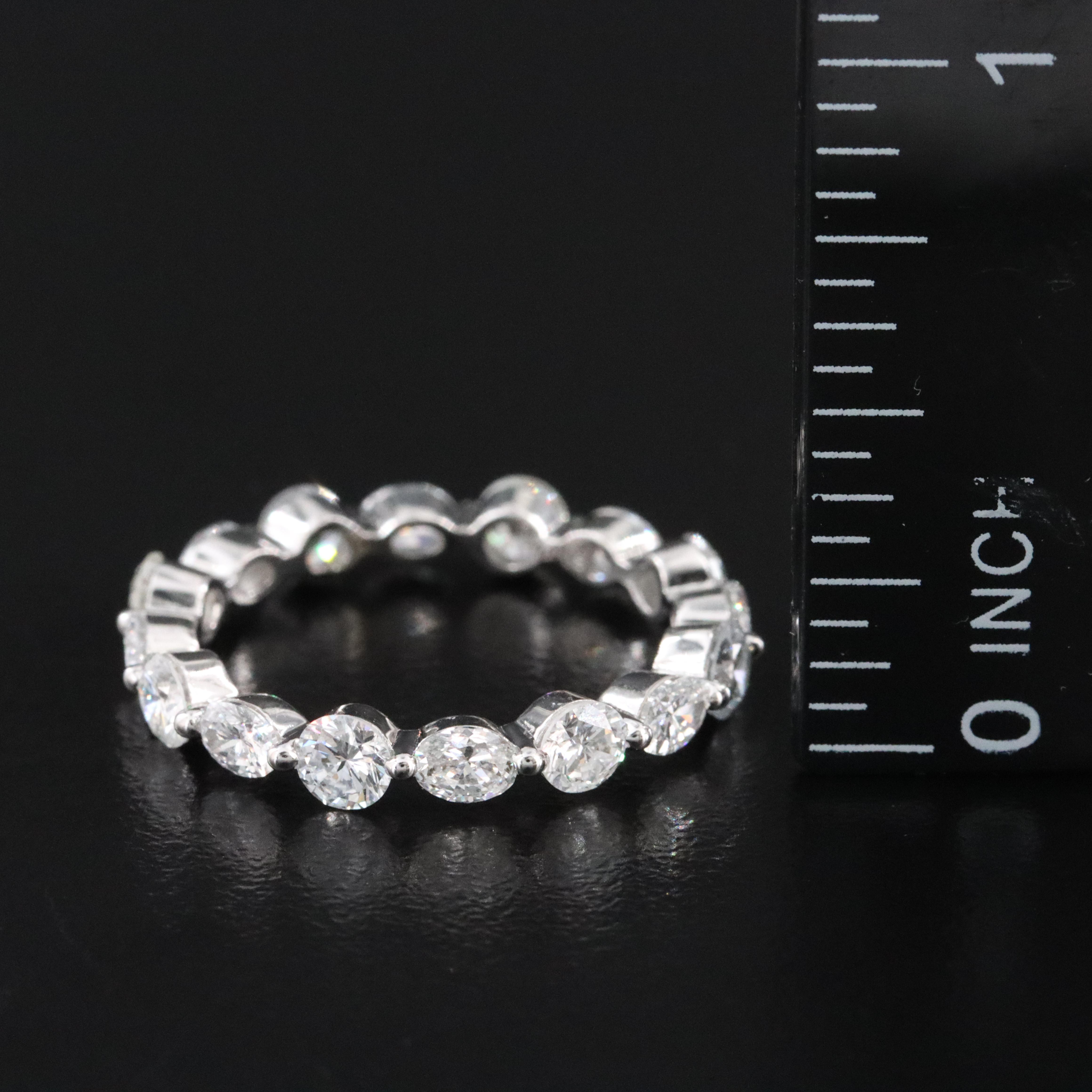 14K 2.26 CTW Lab Grown Diamond Eternity Band