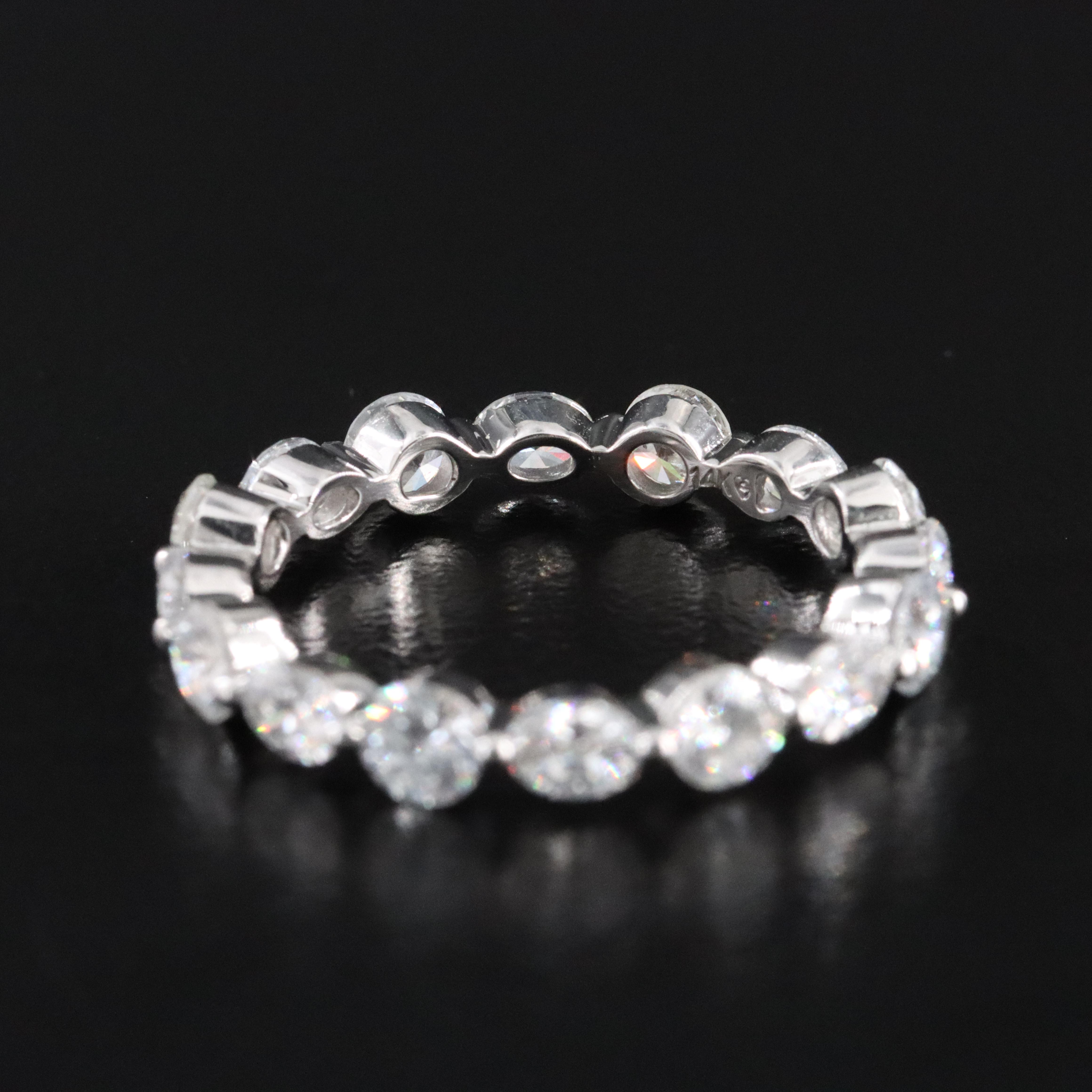 14K 2.26 CTW Lab Grown Diamond Eternity Band