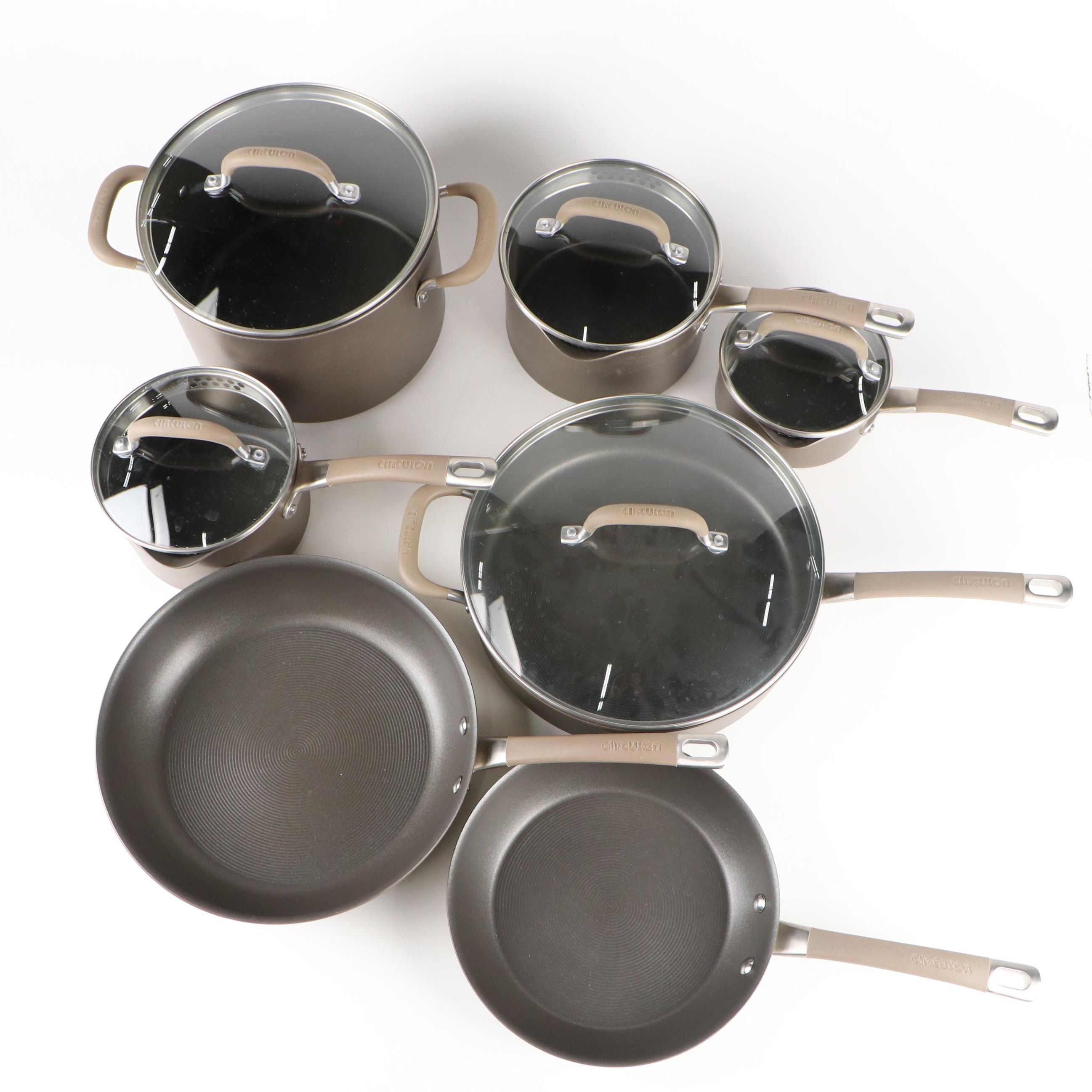 Circulon Aluminum Stockpot, Saucepans, Skillets and Sauté Pan