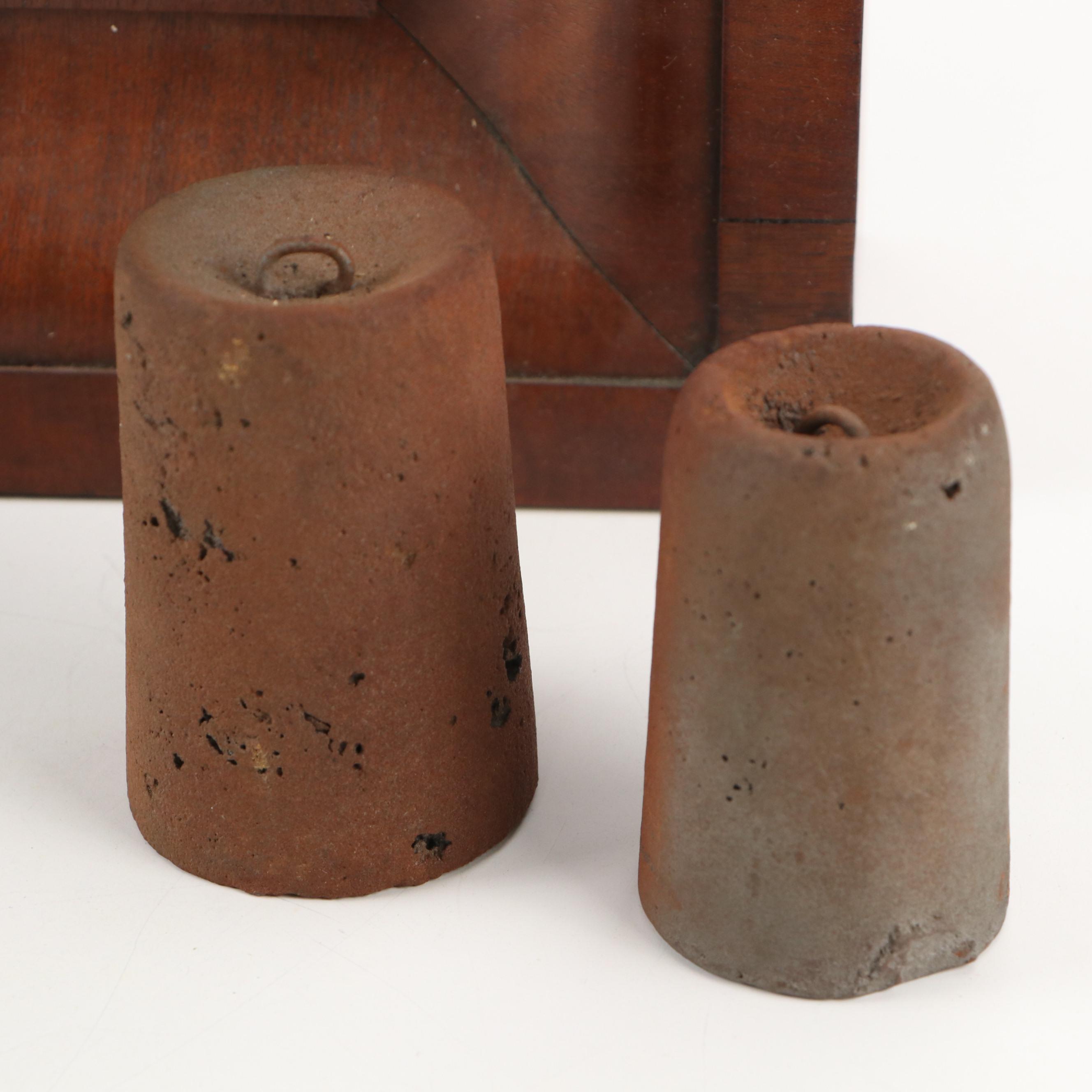 Seth Thomas "Ballston Springs" Reverse Painted Wooden Shelf Clock, 19th Century