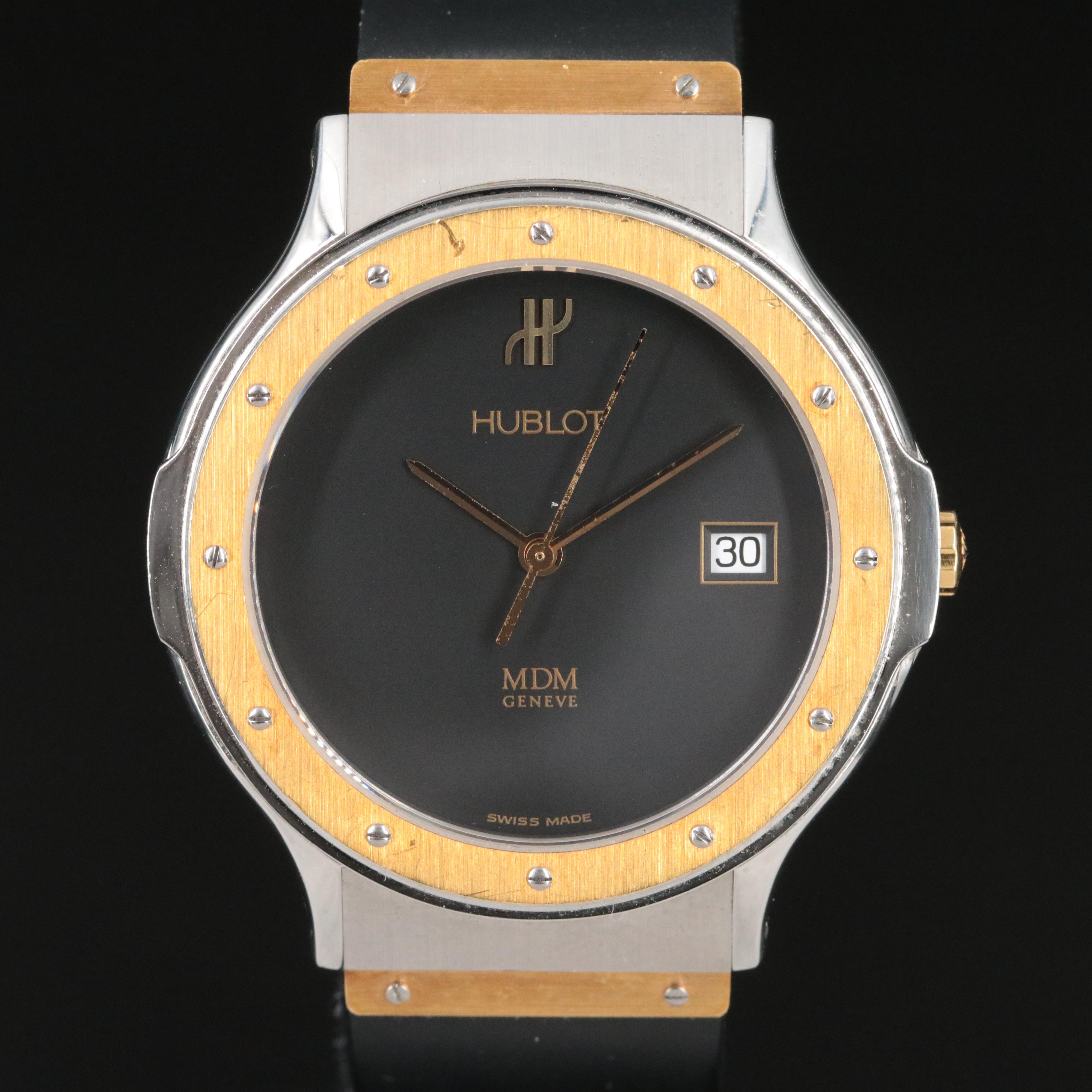 18K and Stainless Steel Hublot MDM Geneve Classic Fusion Watch