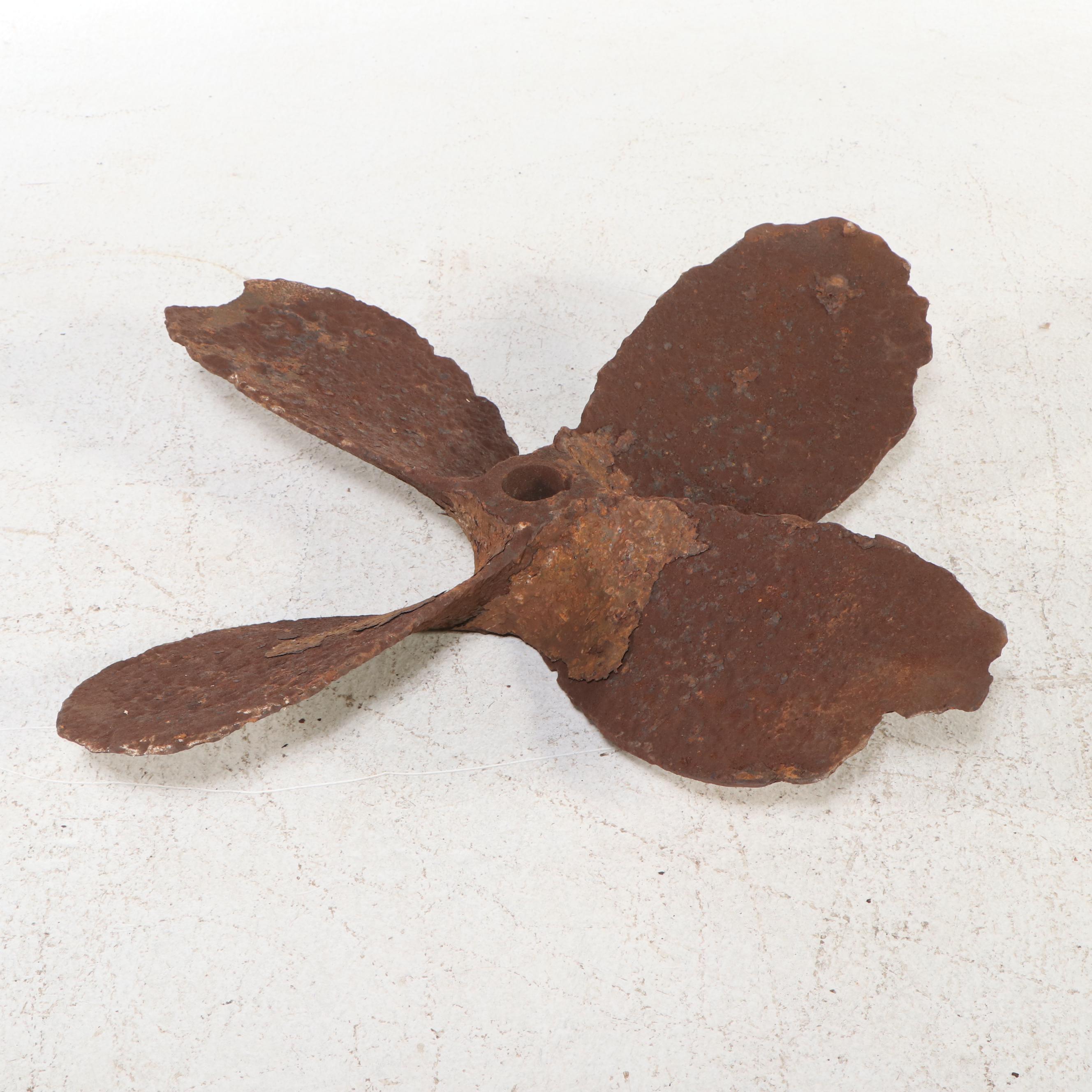 Cast Iron Ship's Propeller