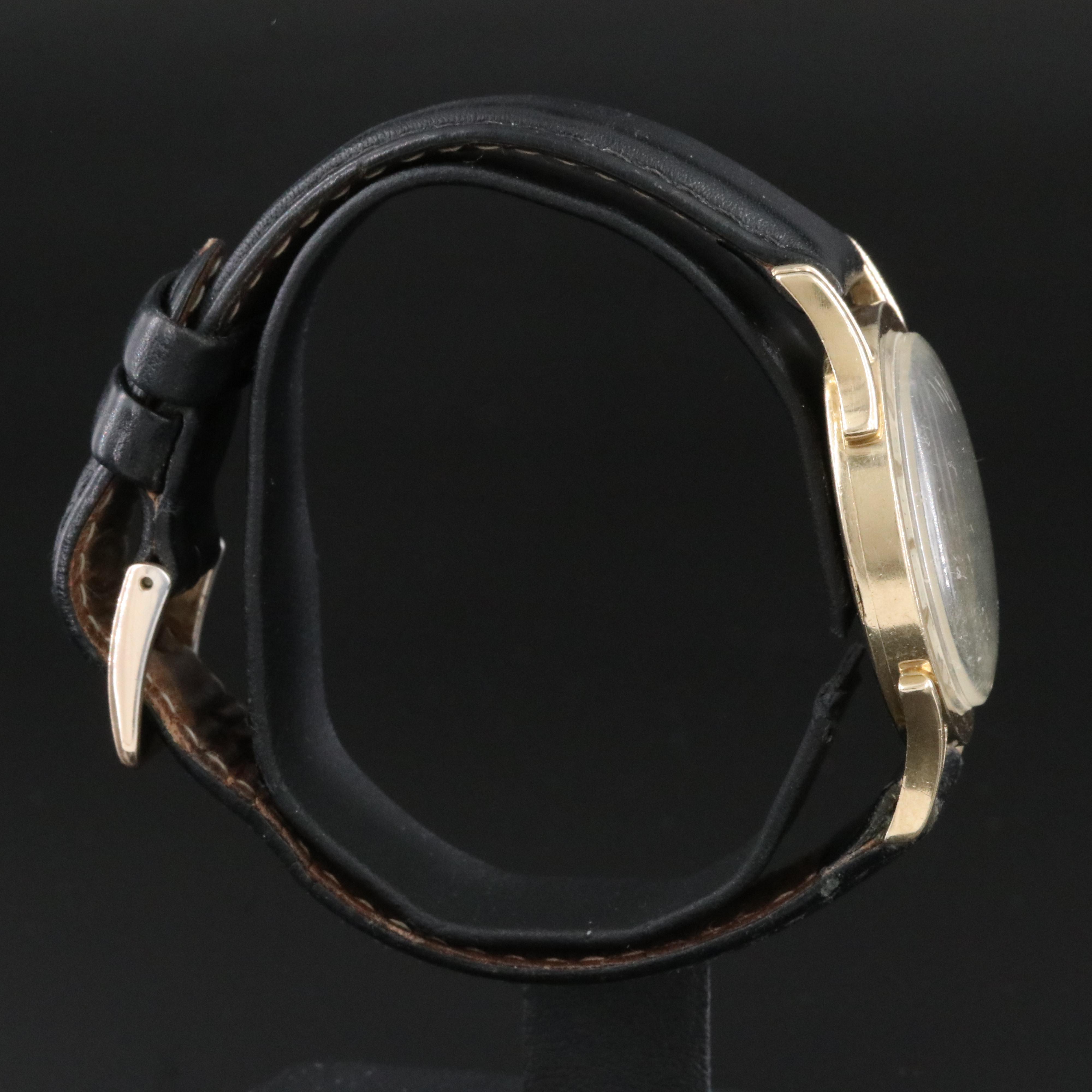 Vintage LeCoultre Gold-Plated Manual-Wind Watch