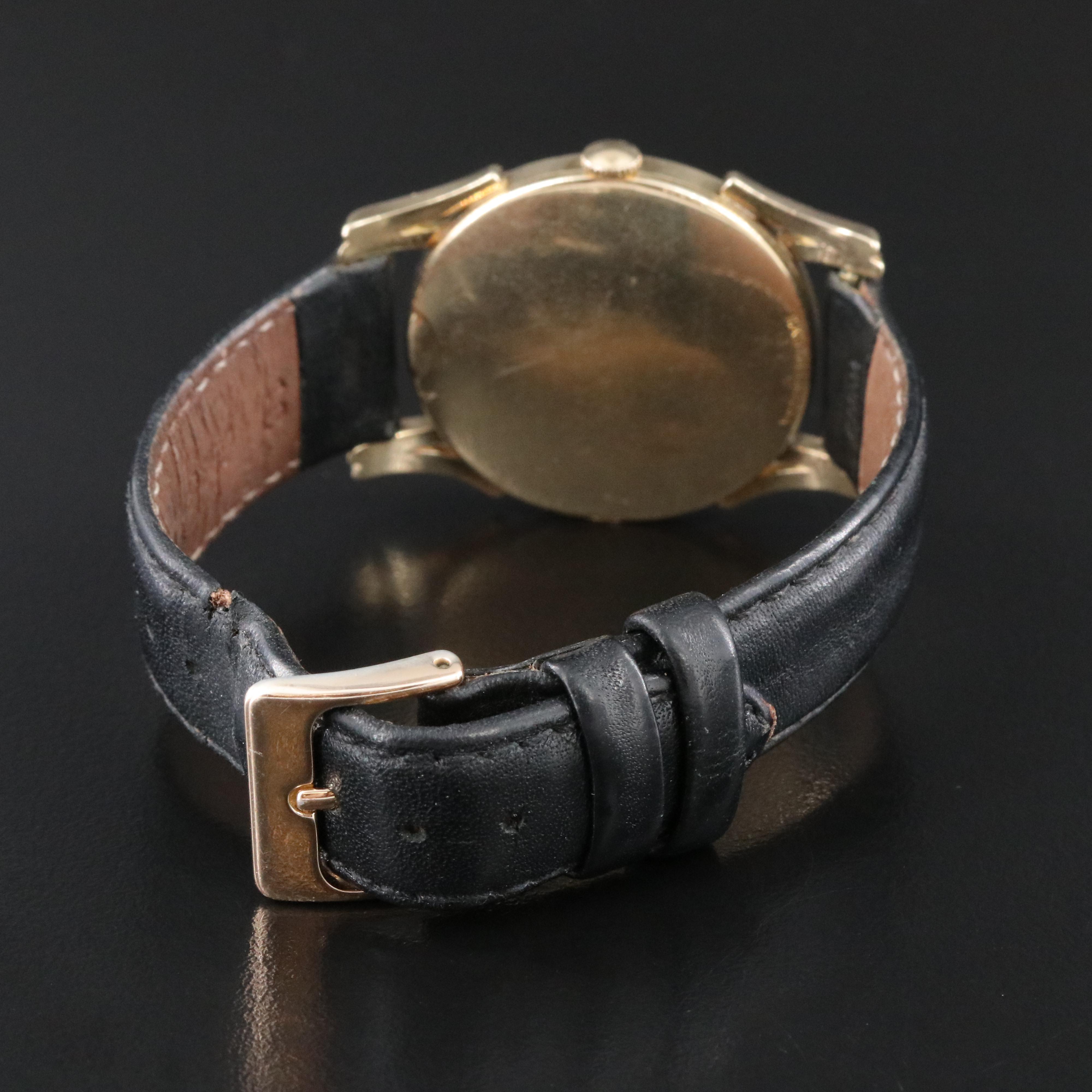 Vintage LeCoultre Gold-Plated Manual-Wind Watch