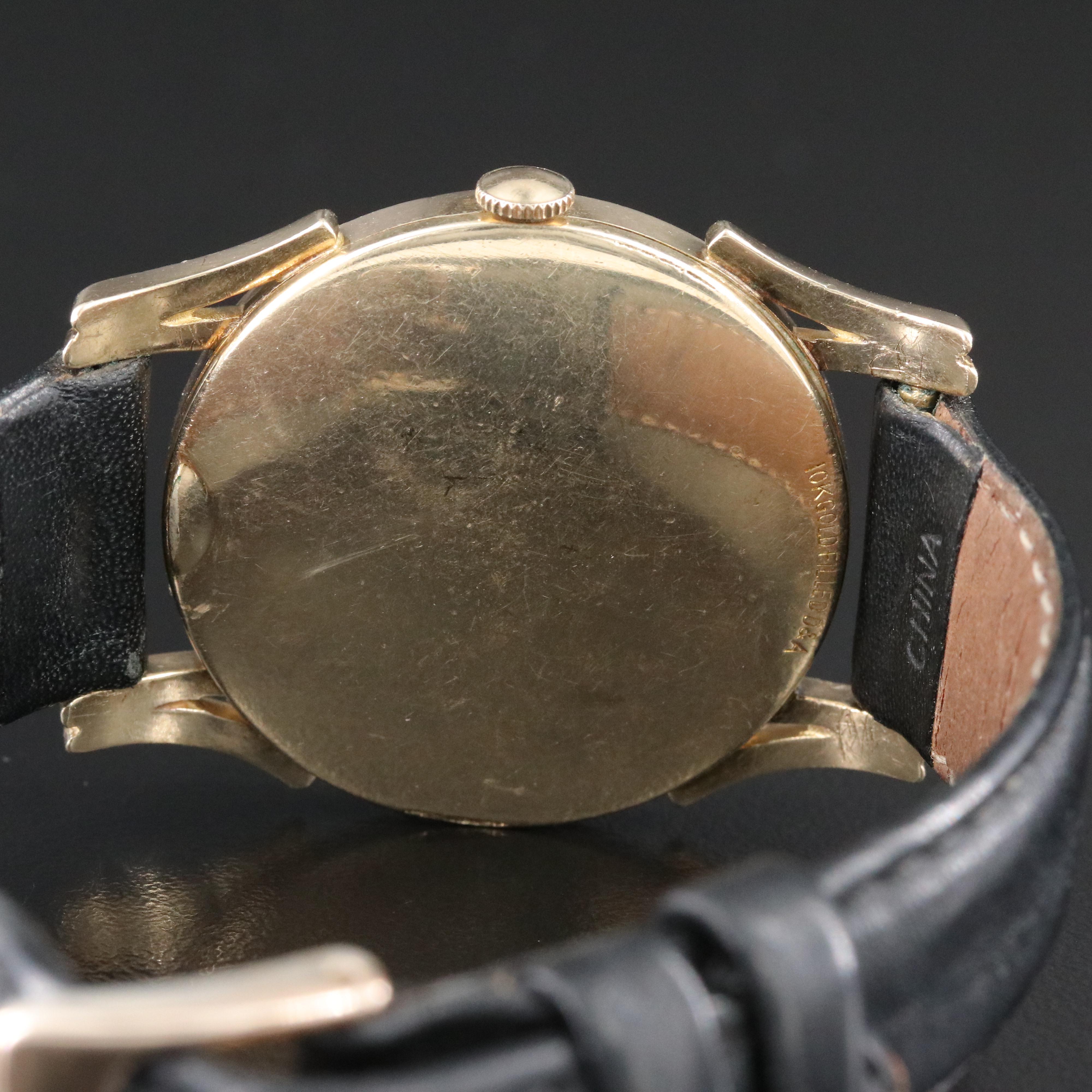 Vintage LeCoultre Gold-Plated Manual-Wind Watch