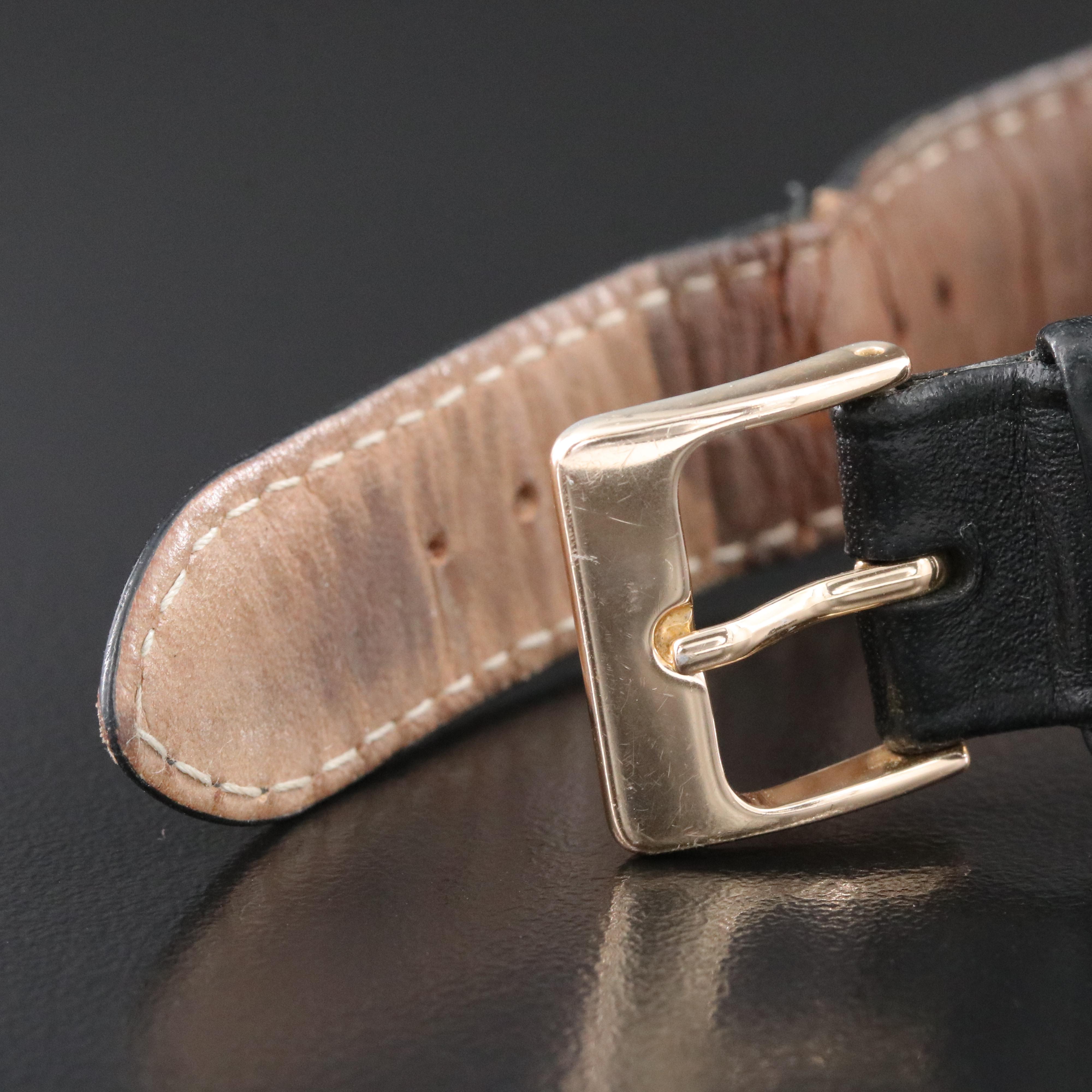 Vintage LeCoultre Gold-Plated Manual-Wind Watch