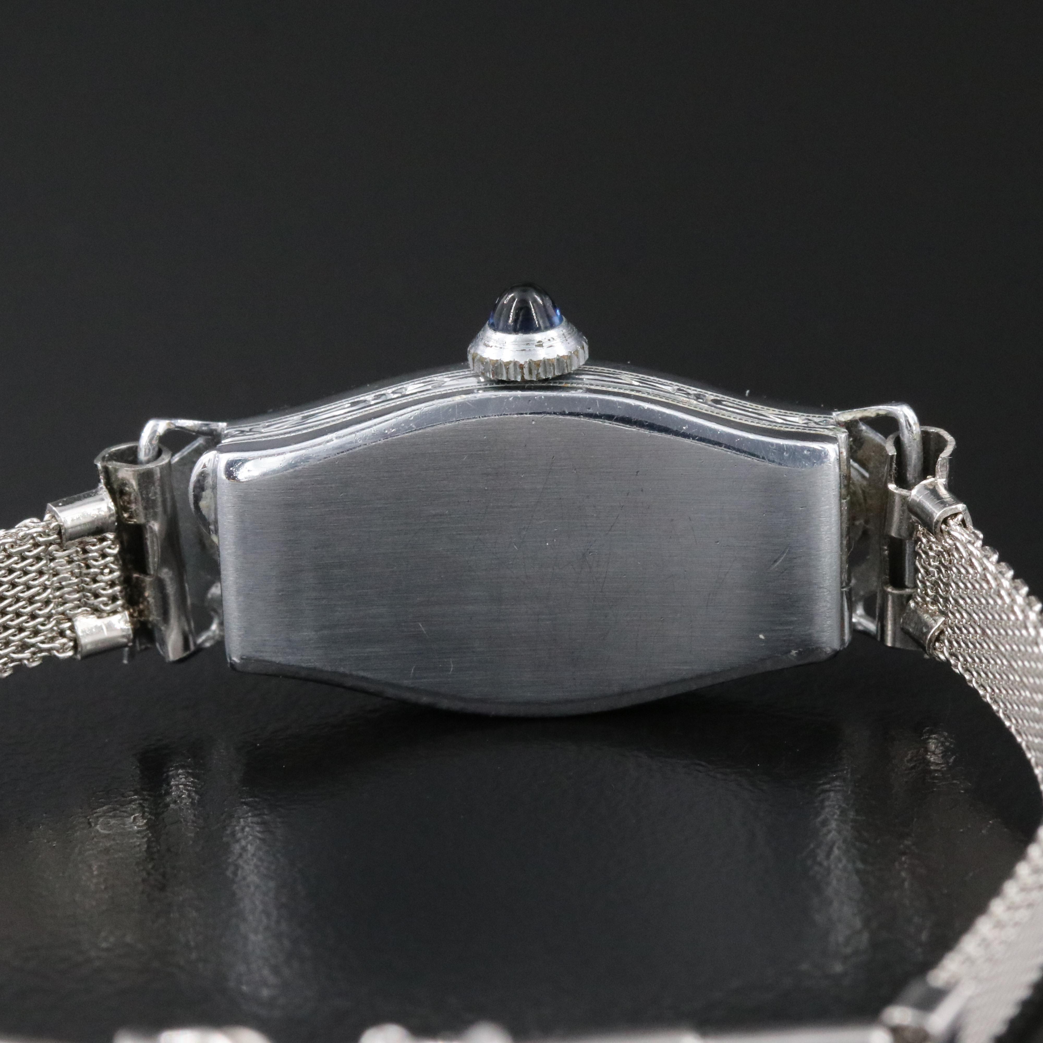 Bulova Quartz Conversion Diamonds and Sapphires Watch