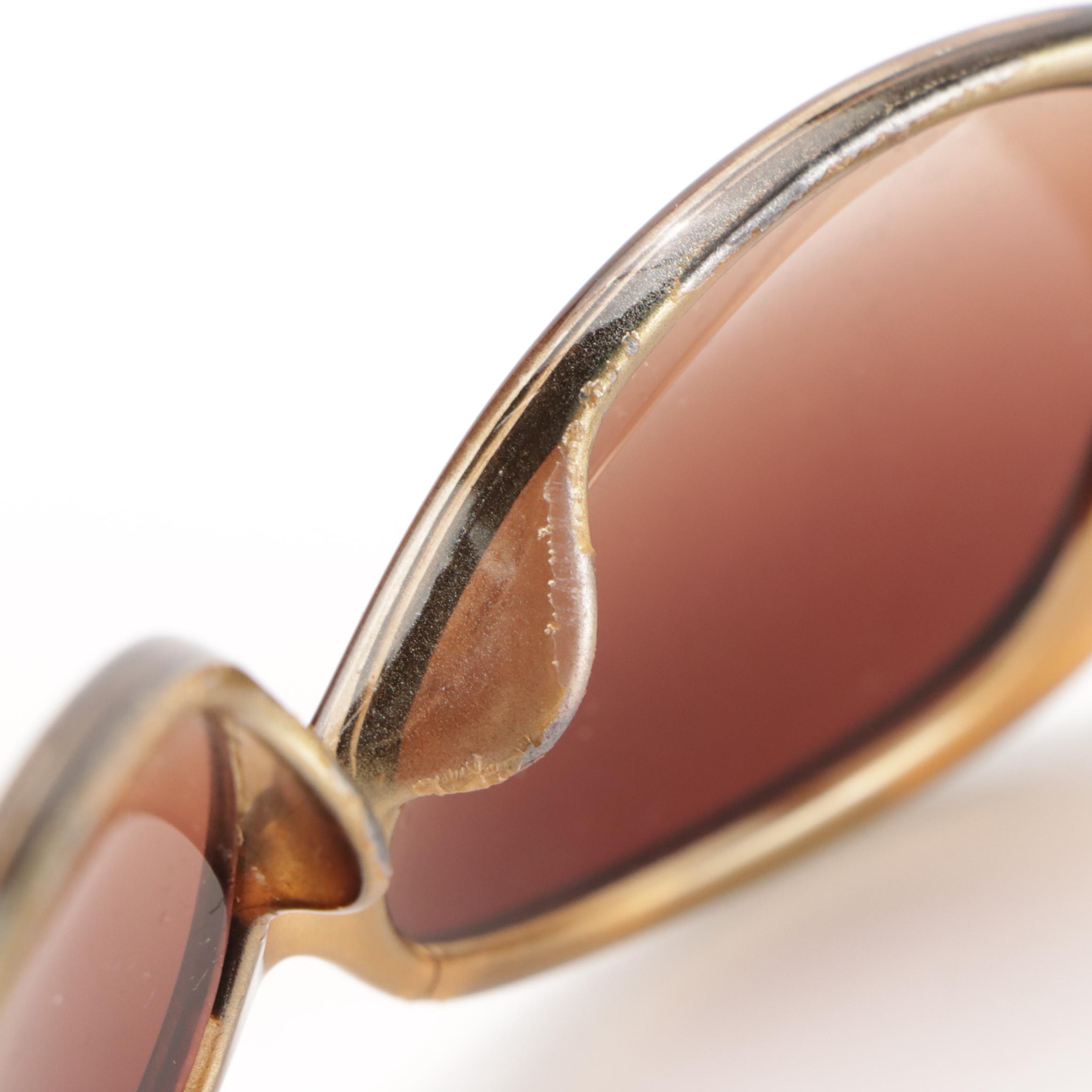 DB859 Polarized Brown Havana Butterfly Frame Sunglasses With JC Crystal Case