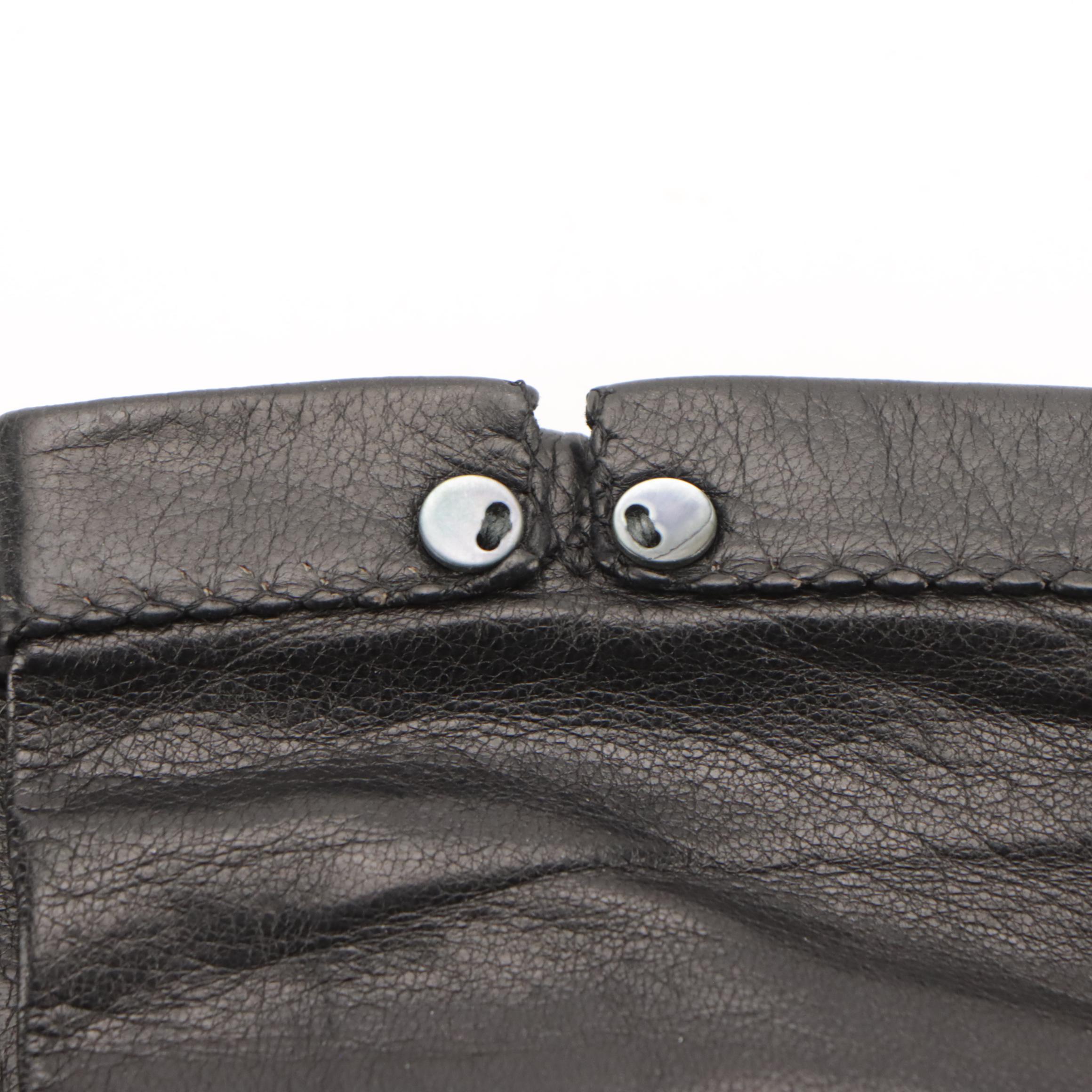 Caresskin by Superb and Other Vintage Black/Brown Leather Gloves