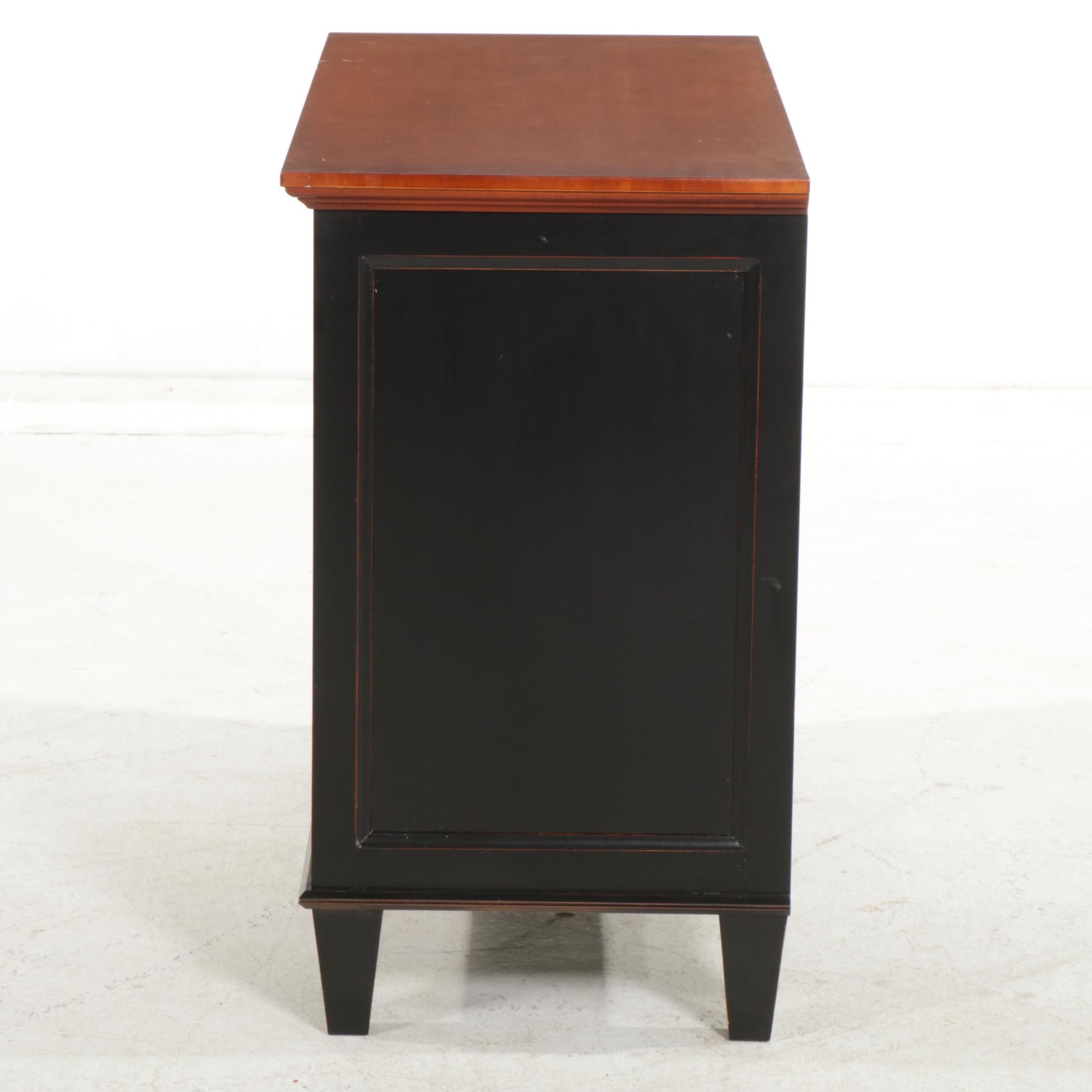 Arhaus Black Painted Lateral File Cabinet