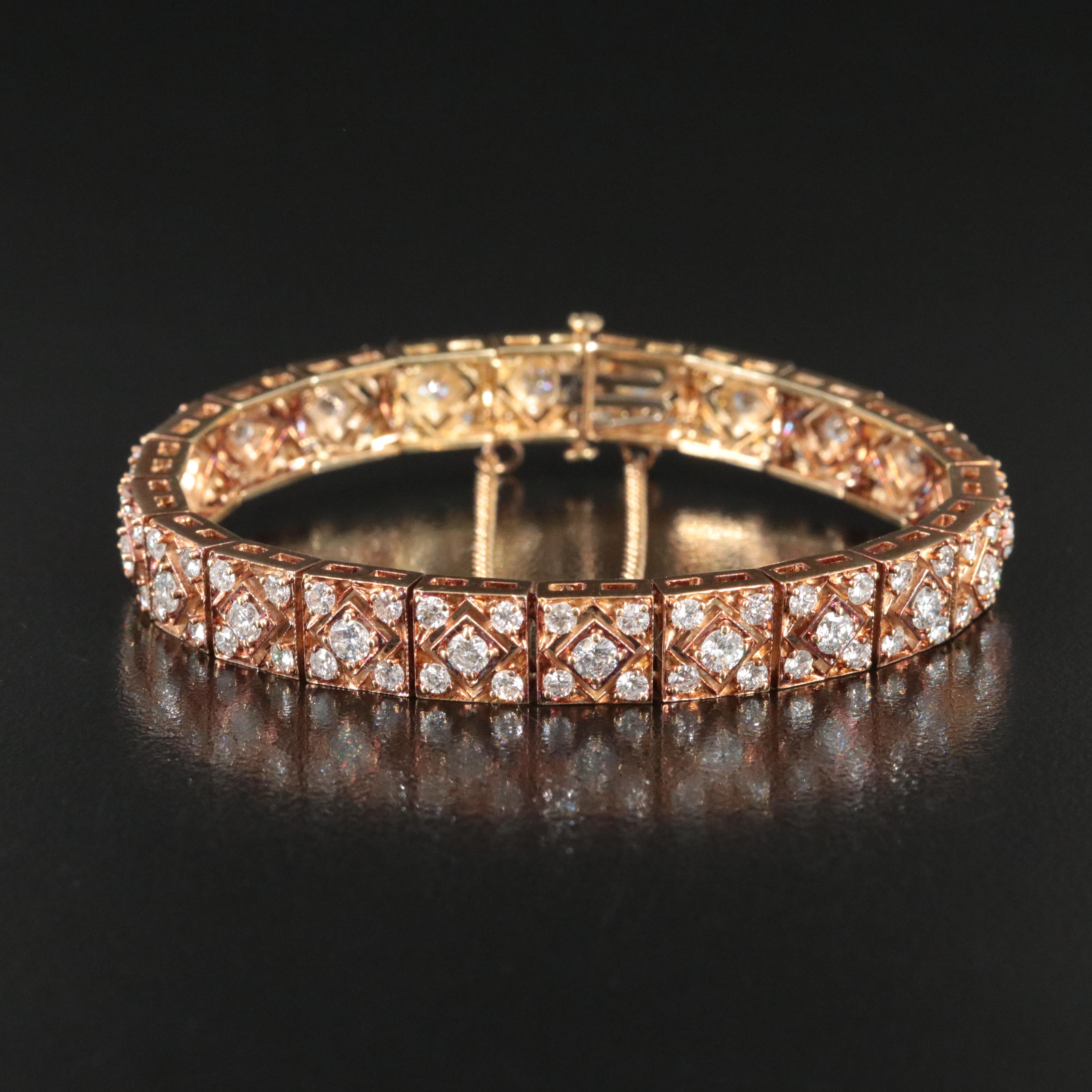 14K 5.54 CTW Diamond Bracelet