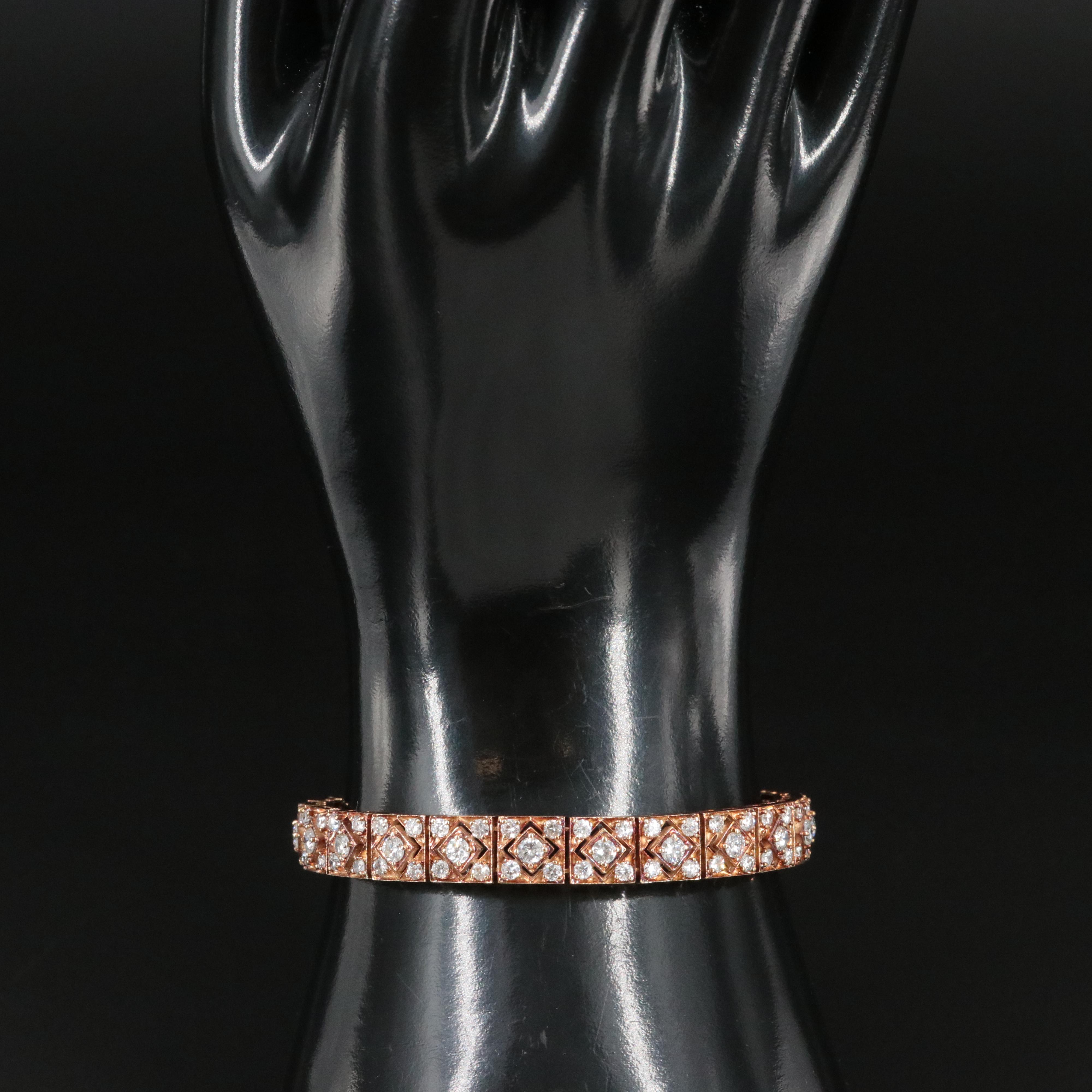 14K 5.54 CTW Diamond Bracelet