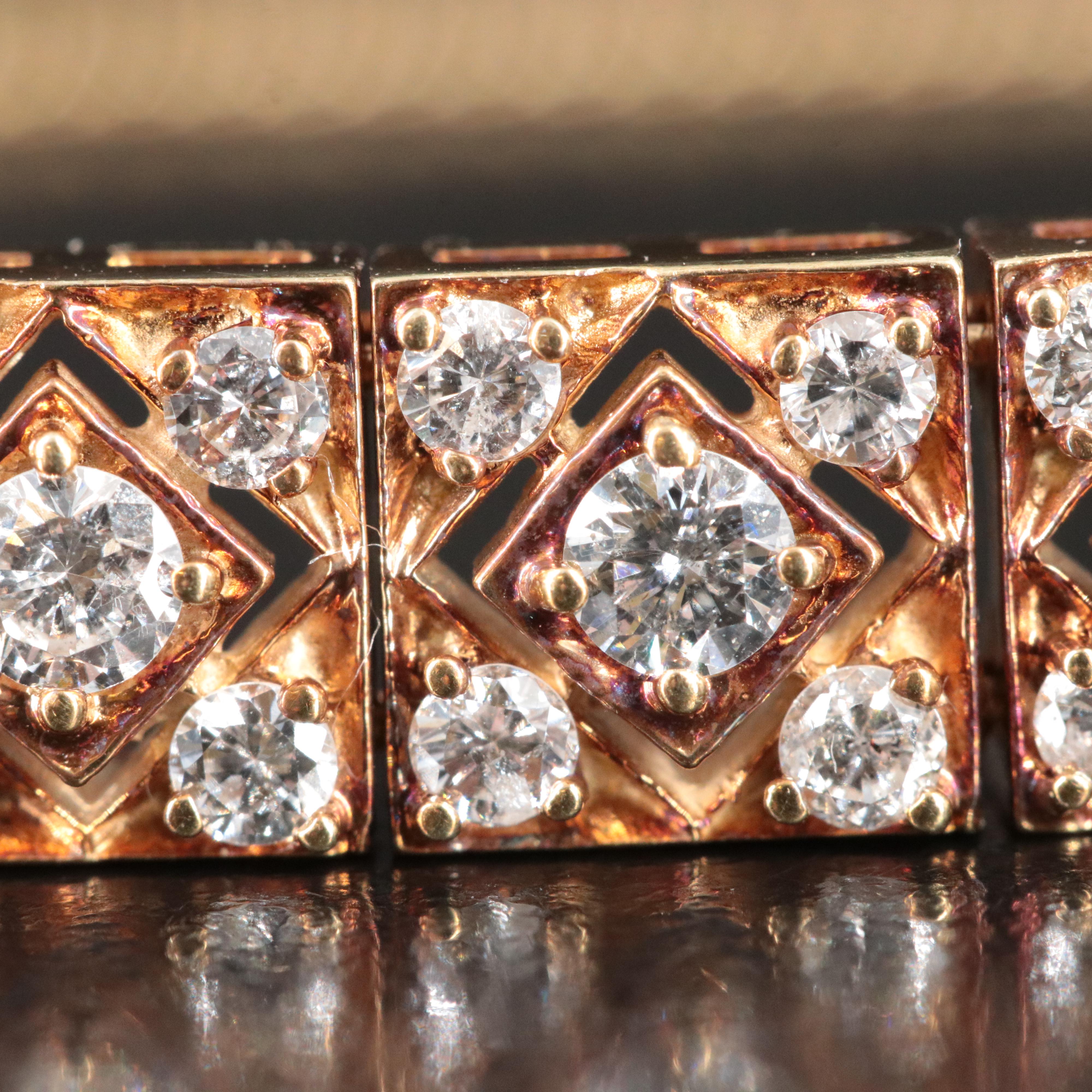 14K 5.54 CTW Diamond Bracelet