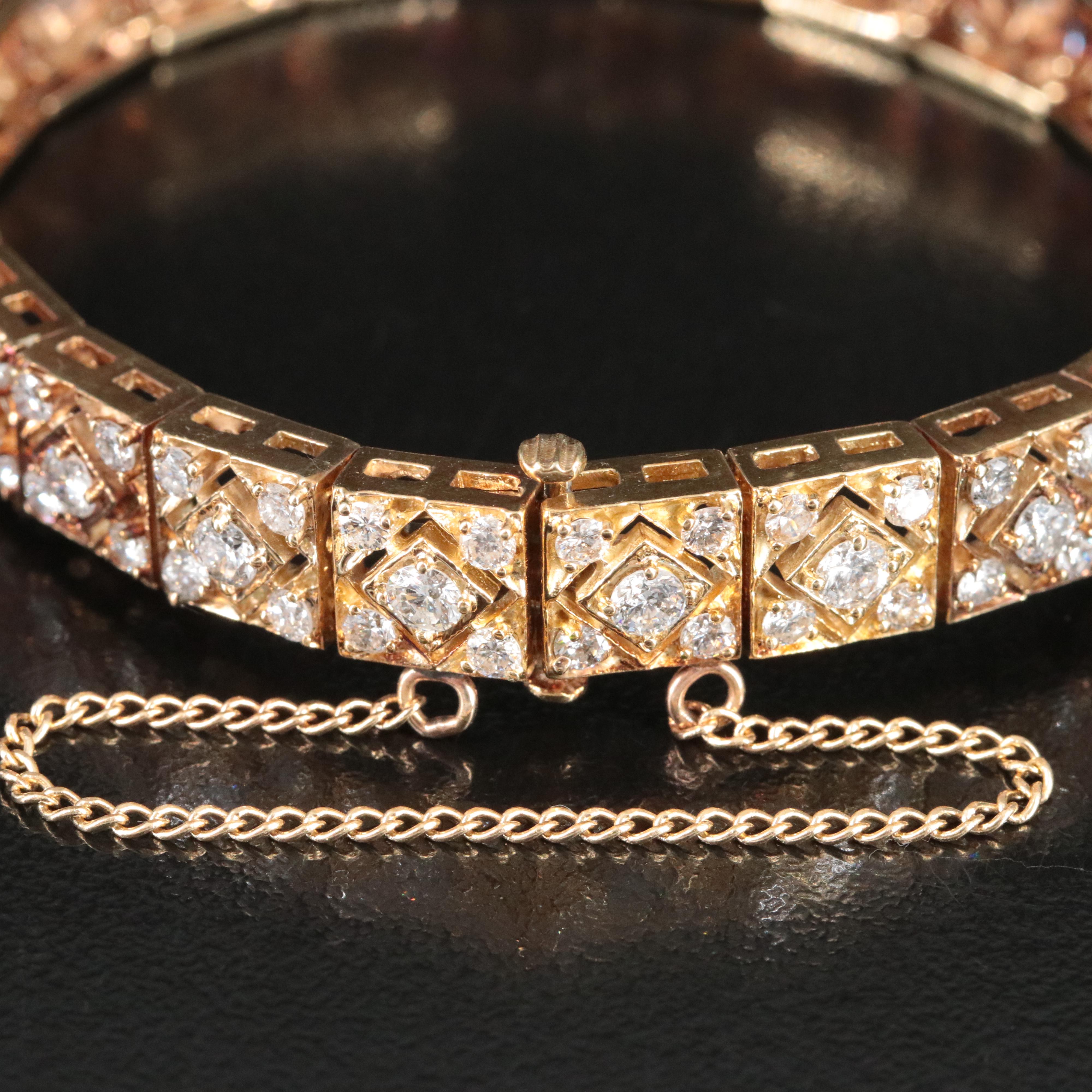 14K 5.54 CTW Diamond Bracelet