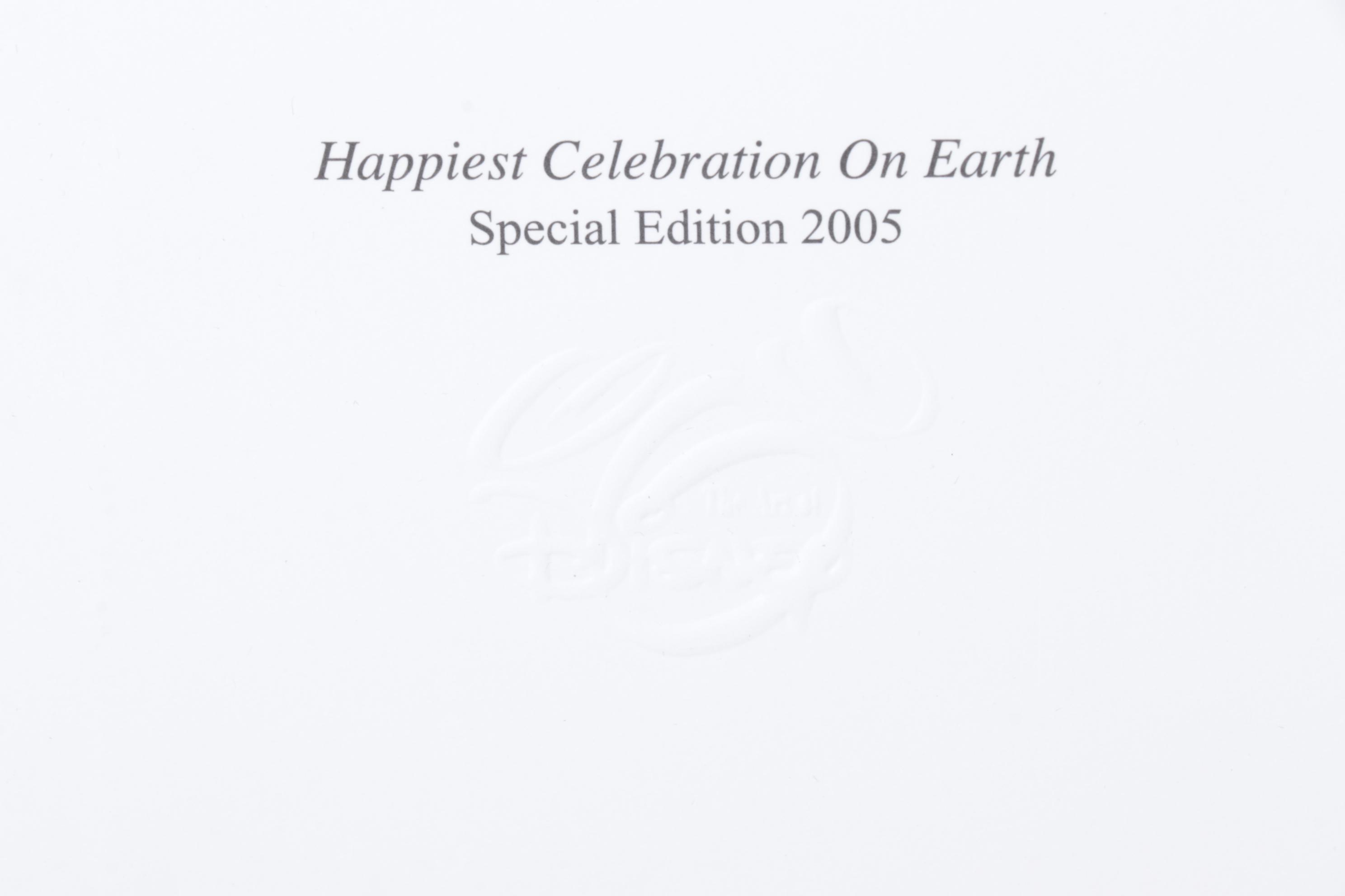 Disney Commemorative Lithograph "Happiest Celebration on Earth," 2005