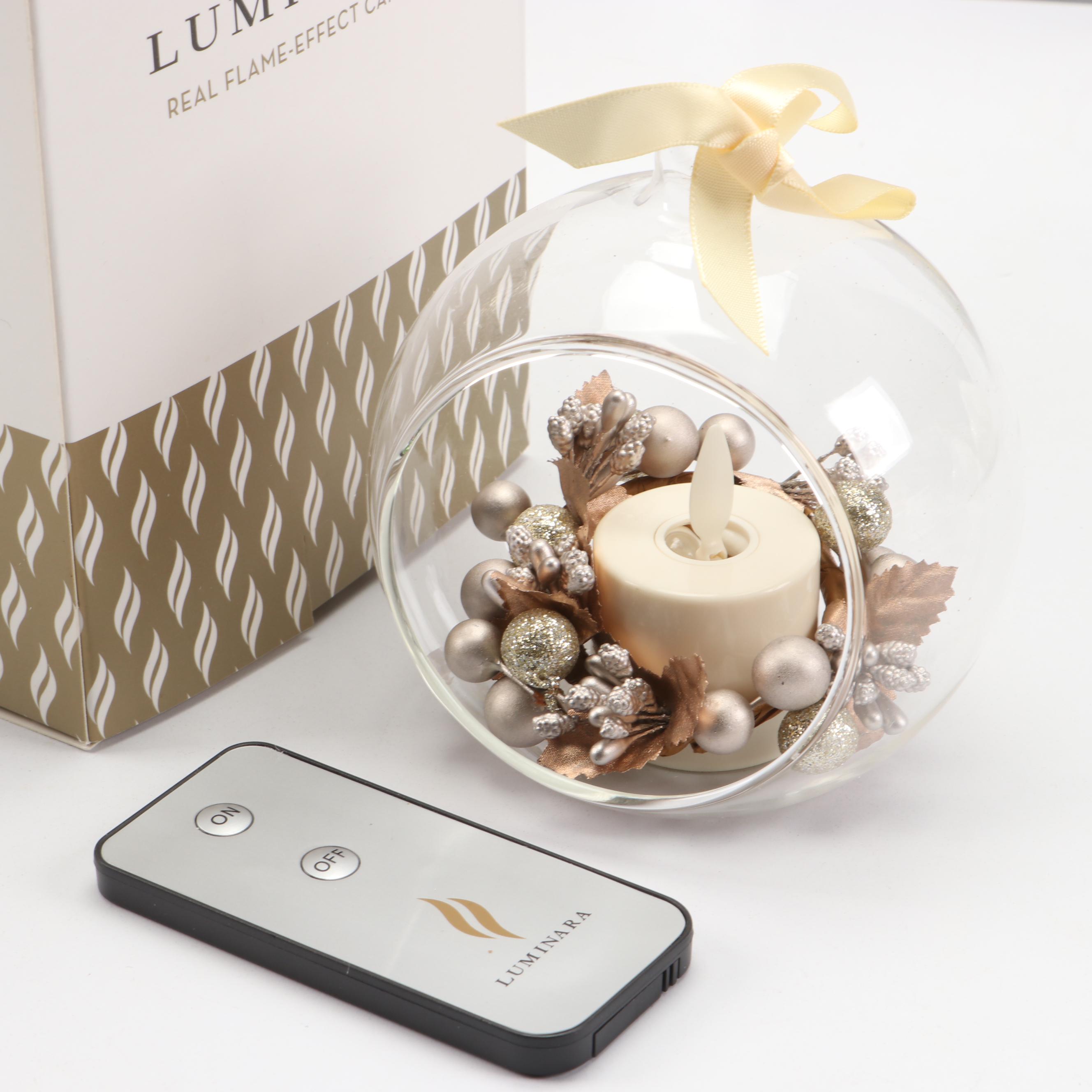 Luminara Flameless Candles with Candle Holders, Bird Figurines and More