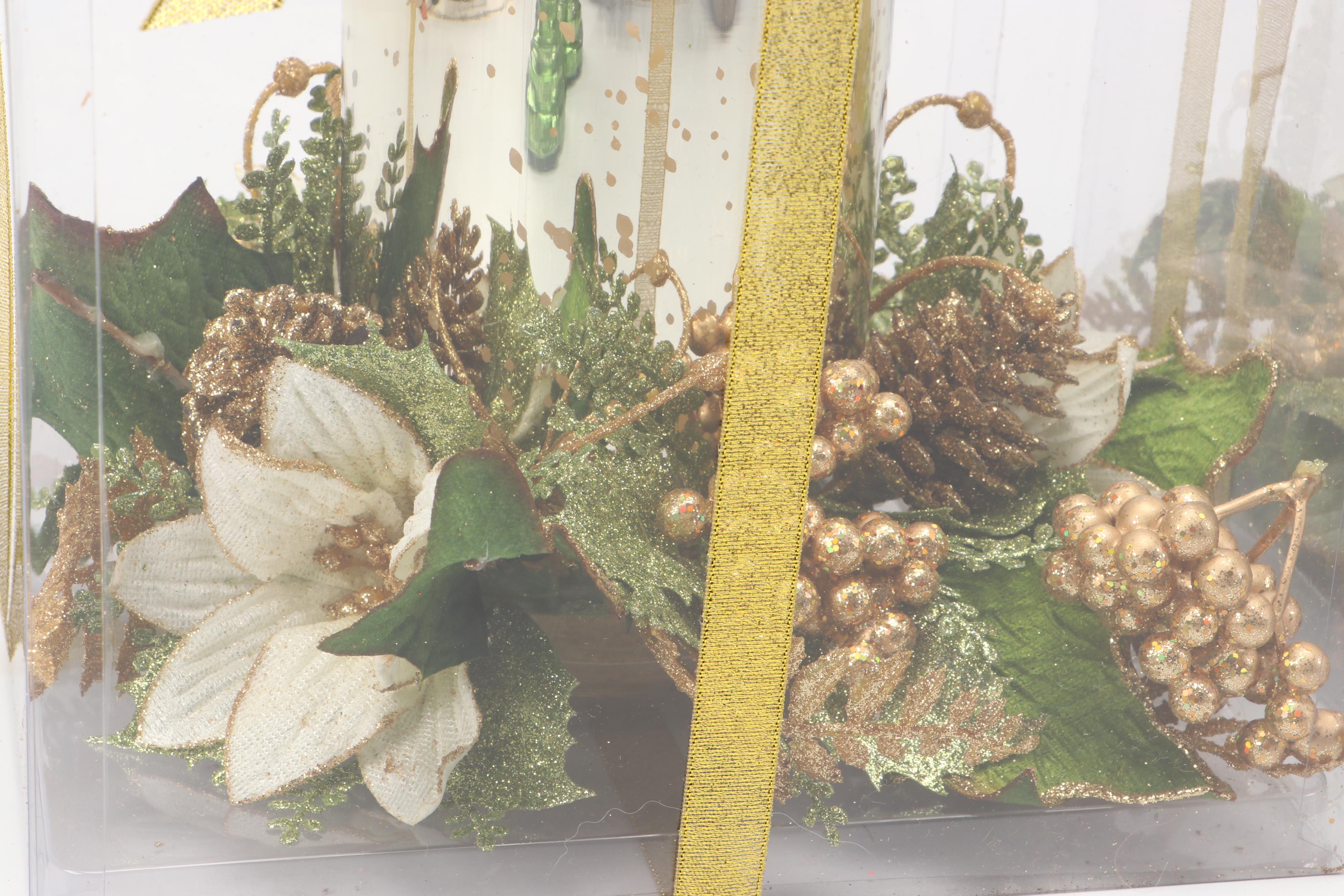 Luminara Flameless Candles with Candle Holders, Bird Figurines and More