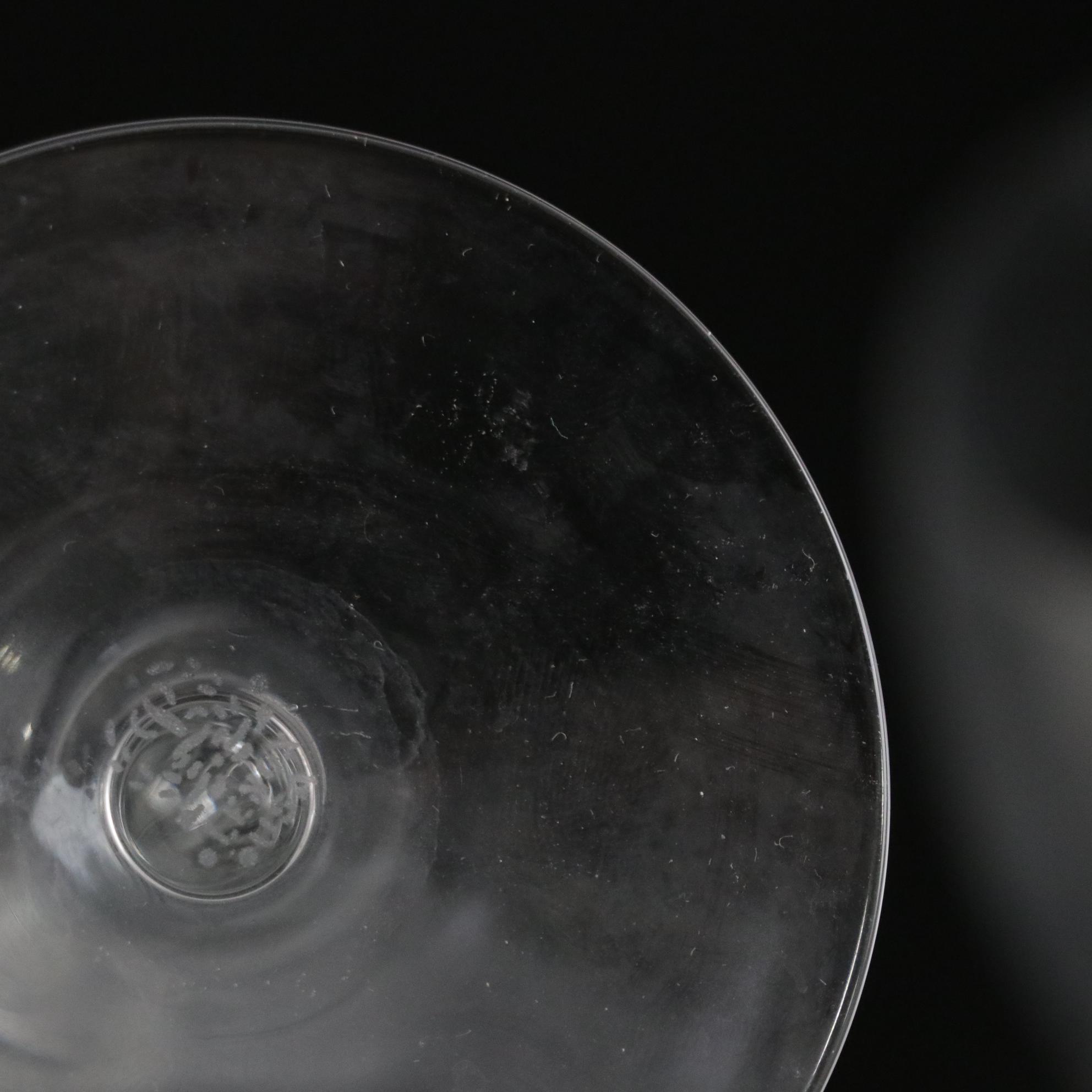 Lenox "Starfire" Stemware with Etched Glass Cocktail Shaker & Stirrers, 1960s