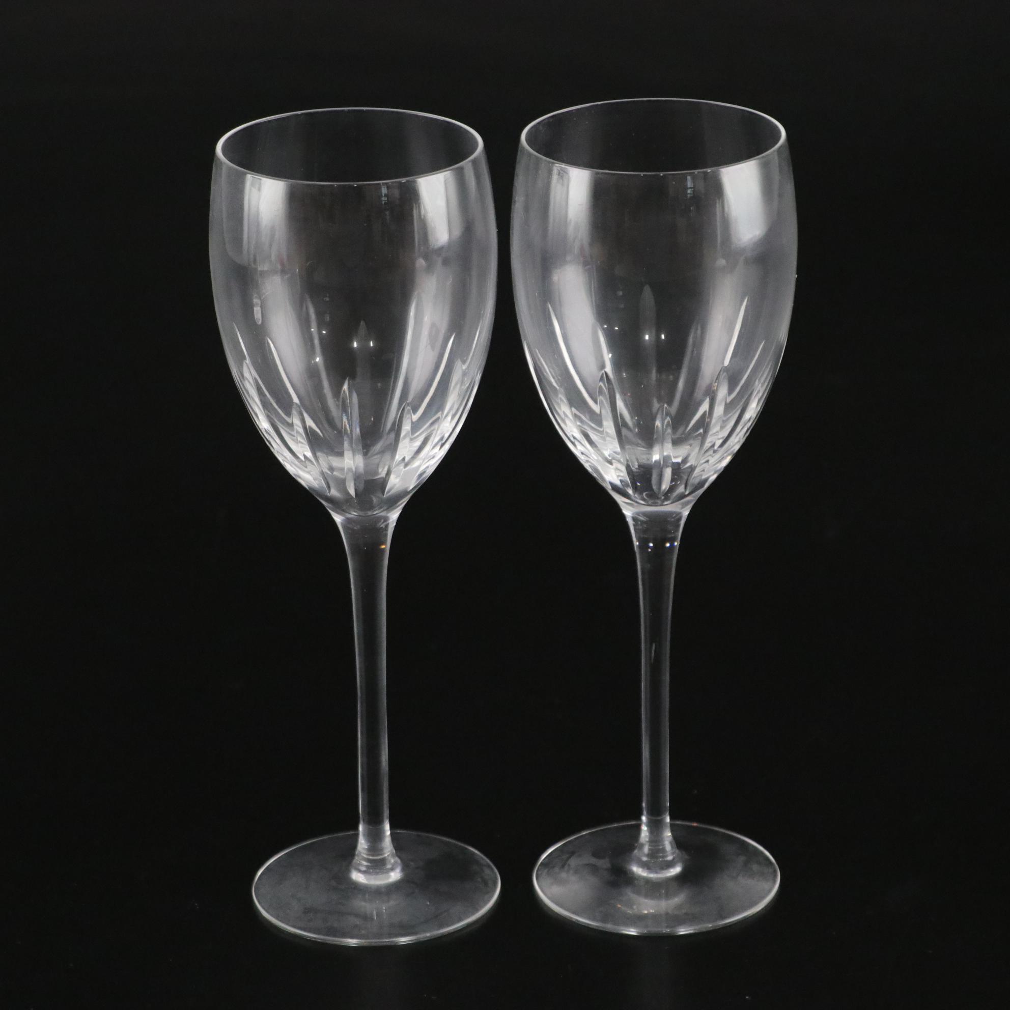 Lenox "Starfire" Stemware with Etched Glass Cocktail Shaker & Stirrers, 1960s