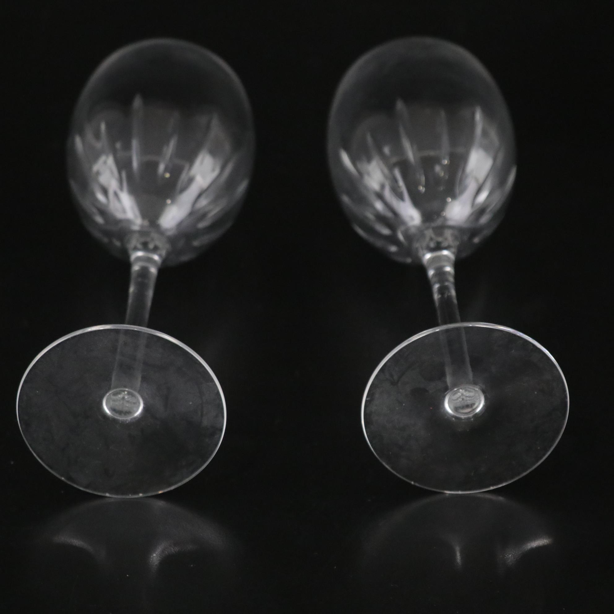 Lenox "Starfire" Stemware with Etched Glass Cocktail Shaker & Stirrers, 1960s