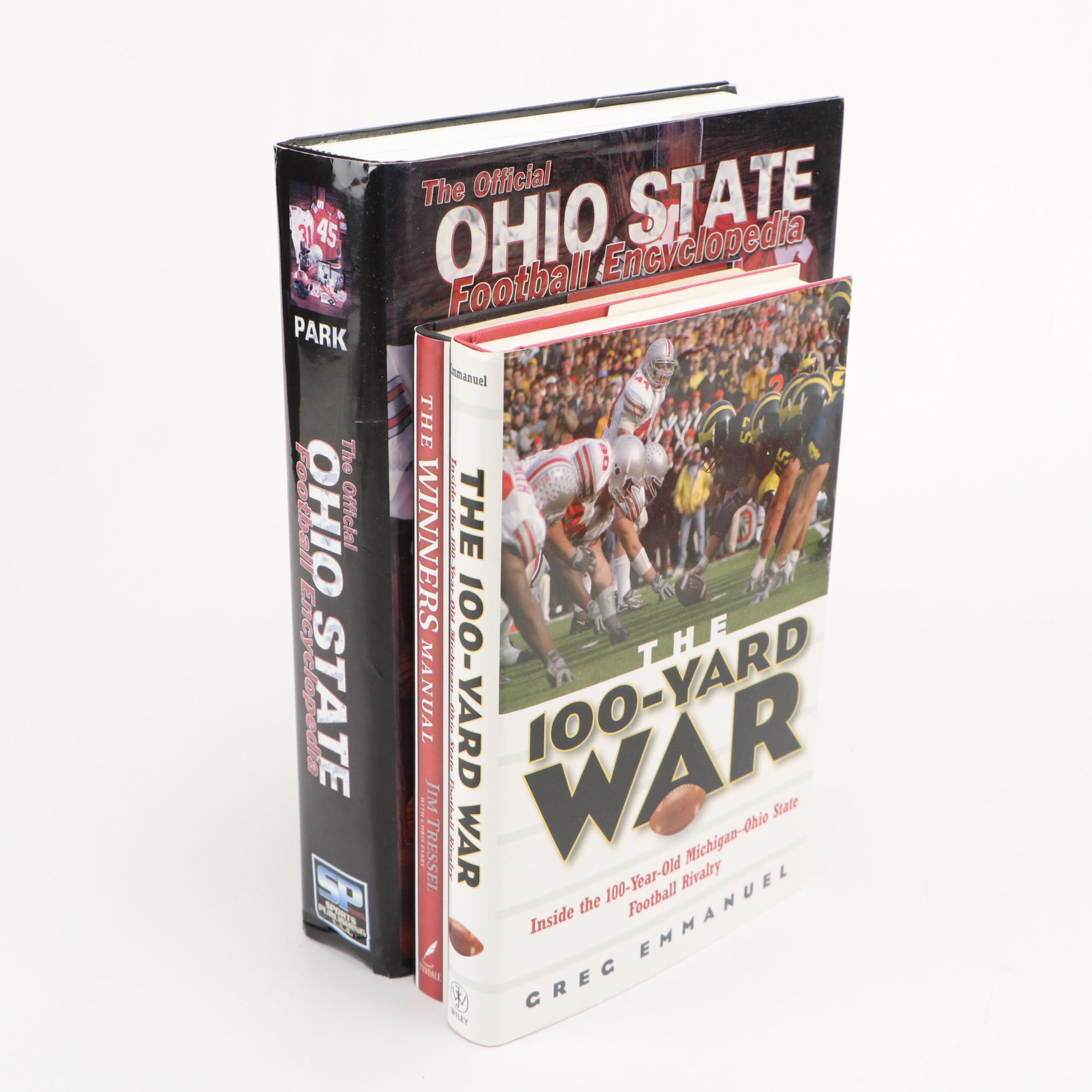 Ohio State University Buckeyes Football Memorabilia Collection with Books
