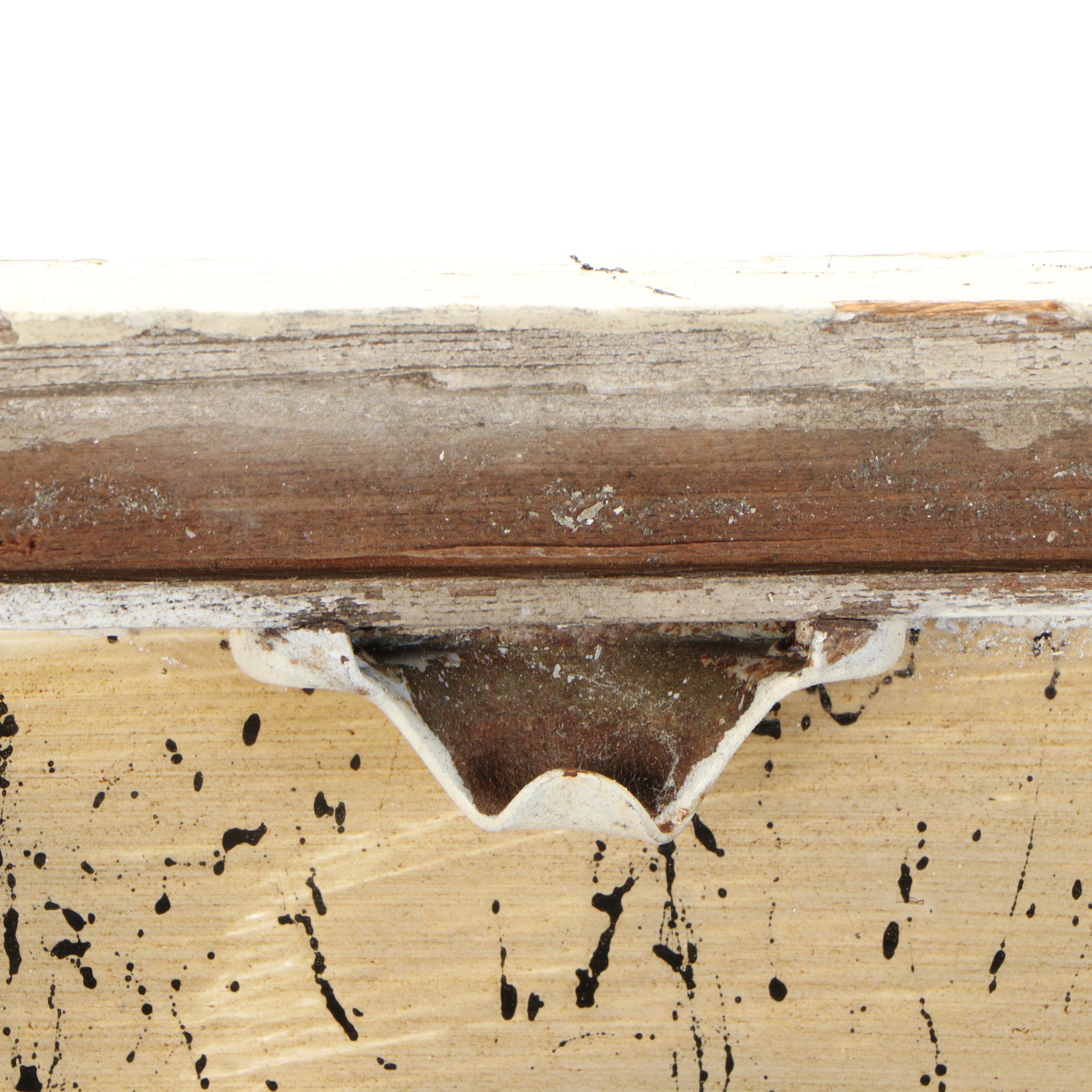 Vintage Style "God Bless America" Distressed Window Panel Sign, Contemporary