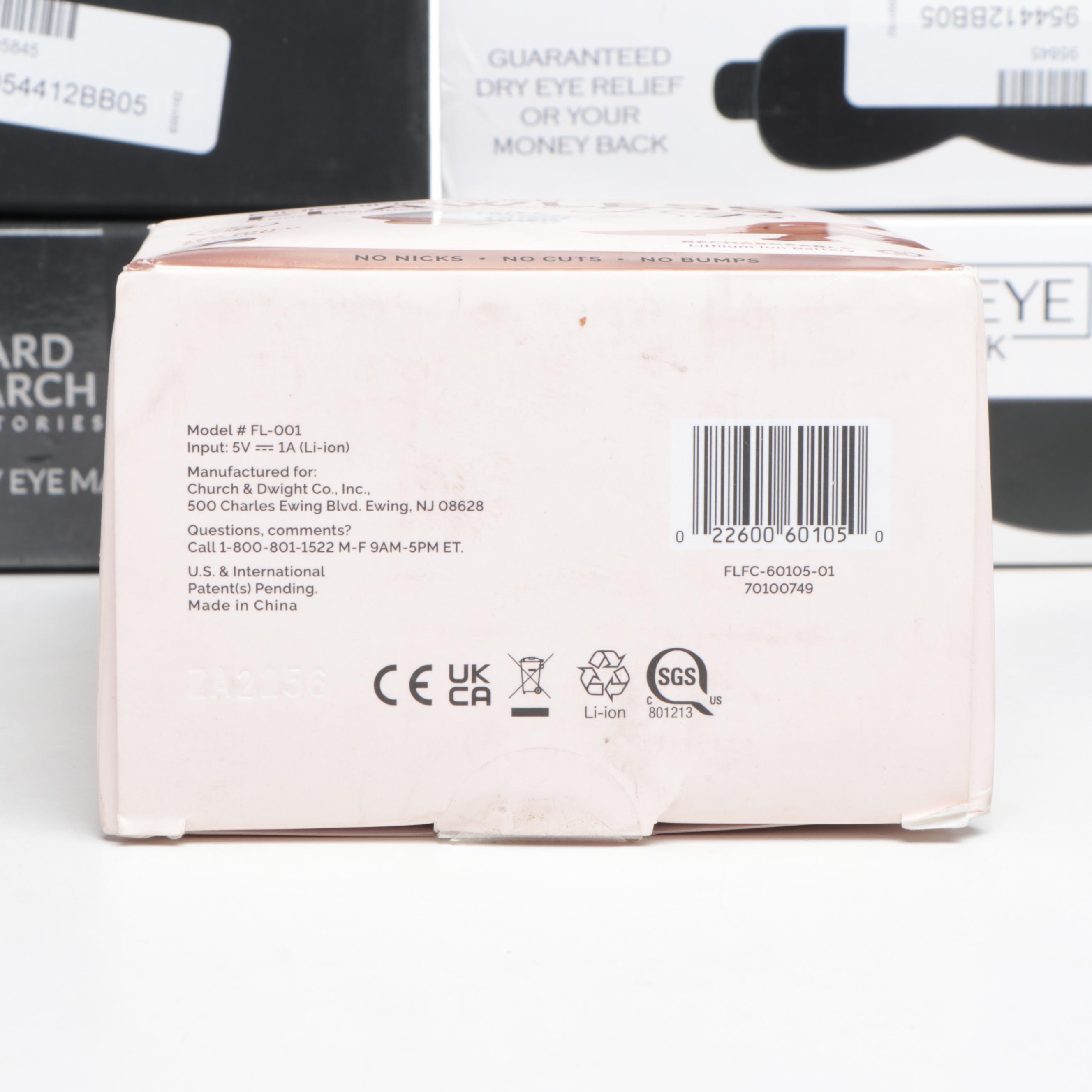 Flawless Legs Hair Remover with Wizard Research Dry Eye Masks