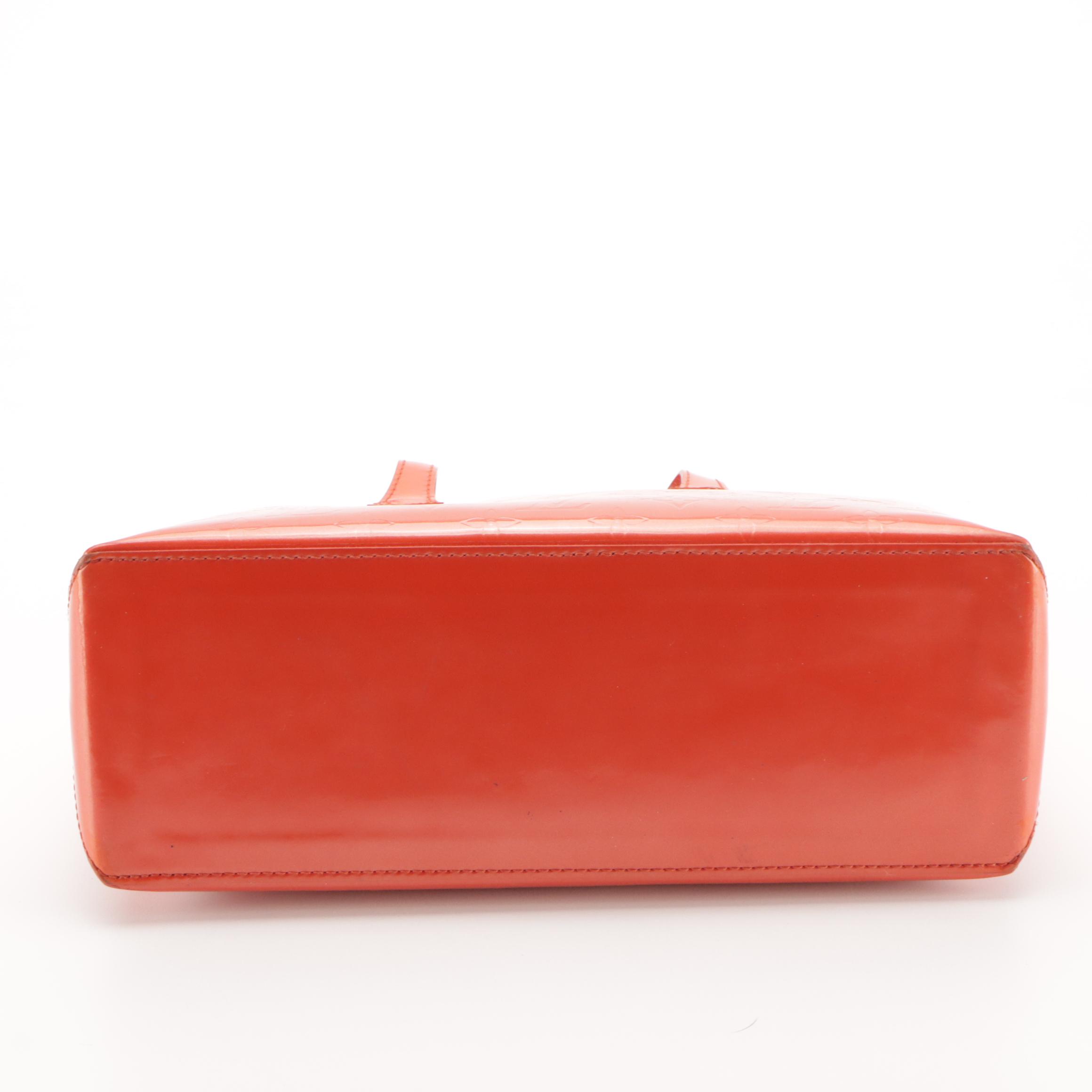 Louis Vuitton Wilshire PM Bag in Orange Sunset Monogram Vernis