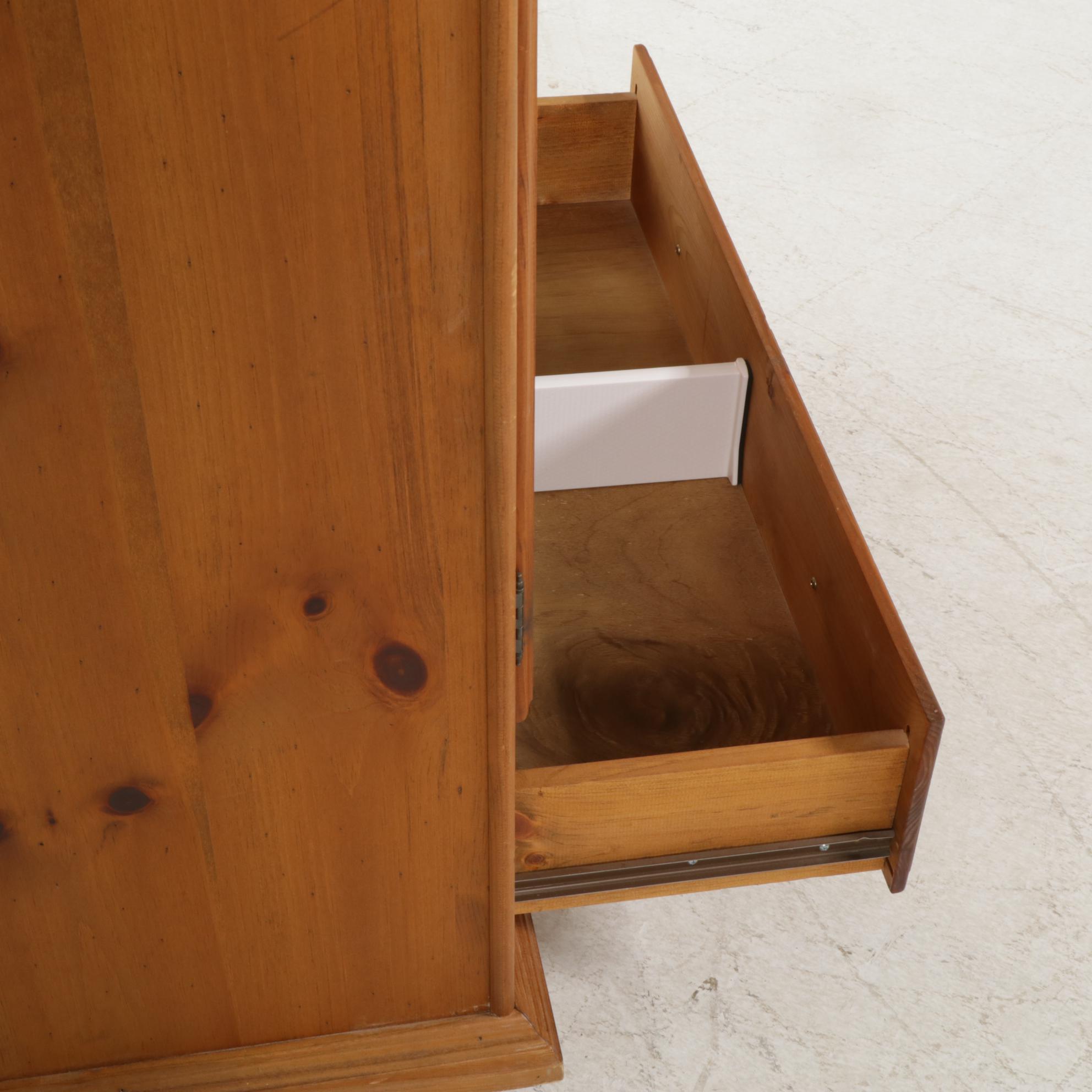 Pine Entertainment Armoire