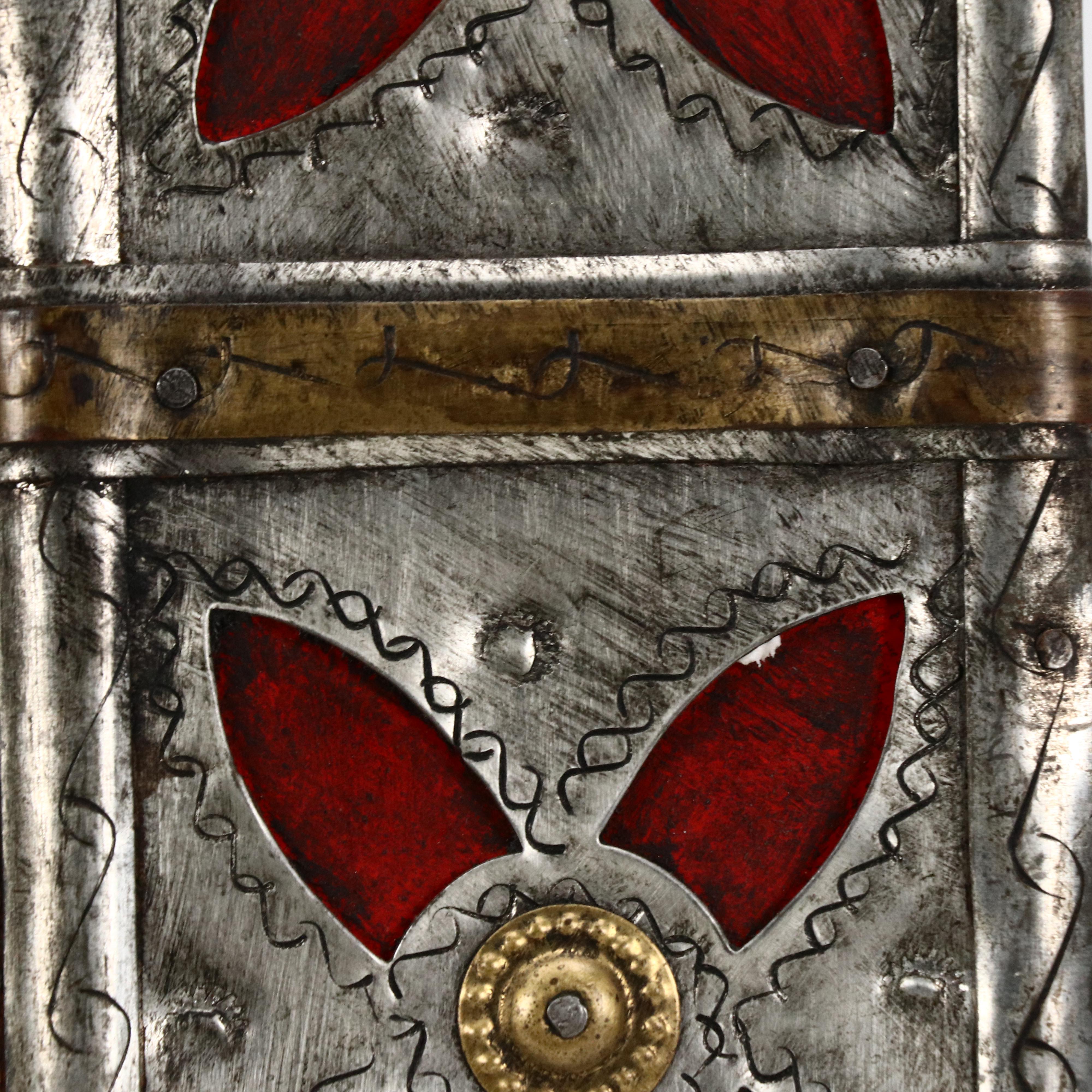 Moroccan Style Metal Framed Wall Mirror