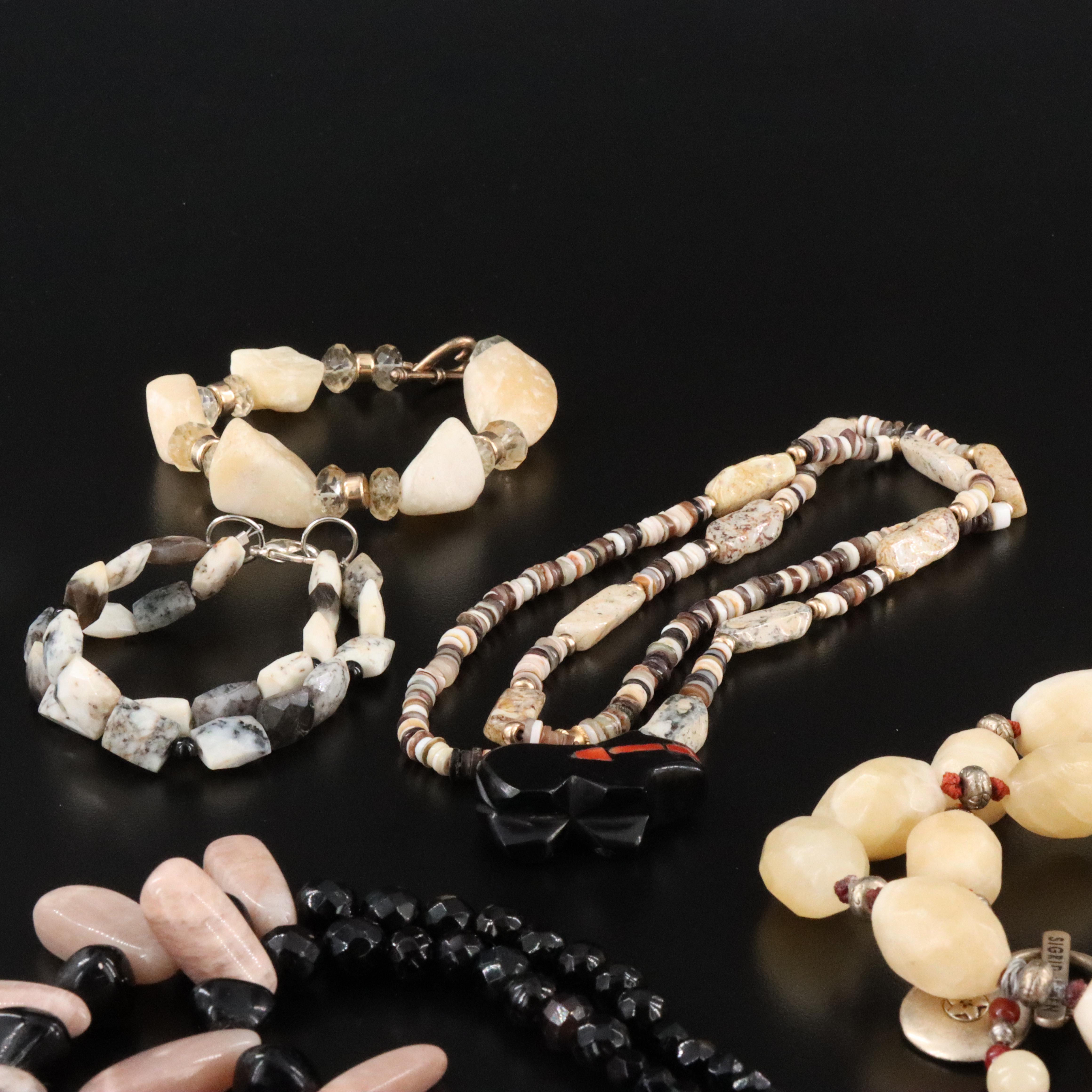 Gemstone Necklace and Bracelet Collection Featuring Sigrid Olsen
