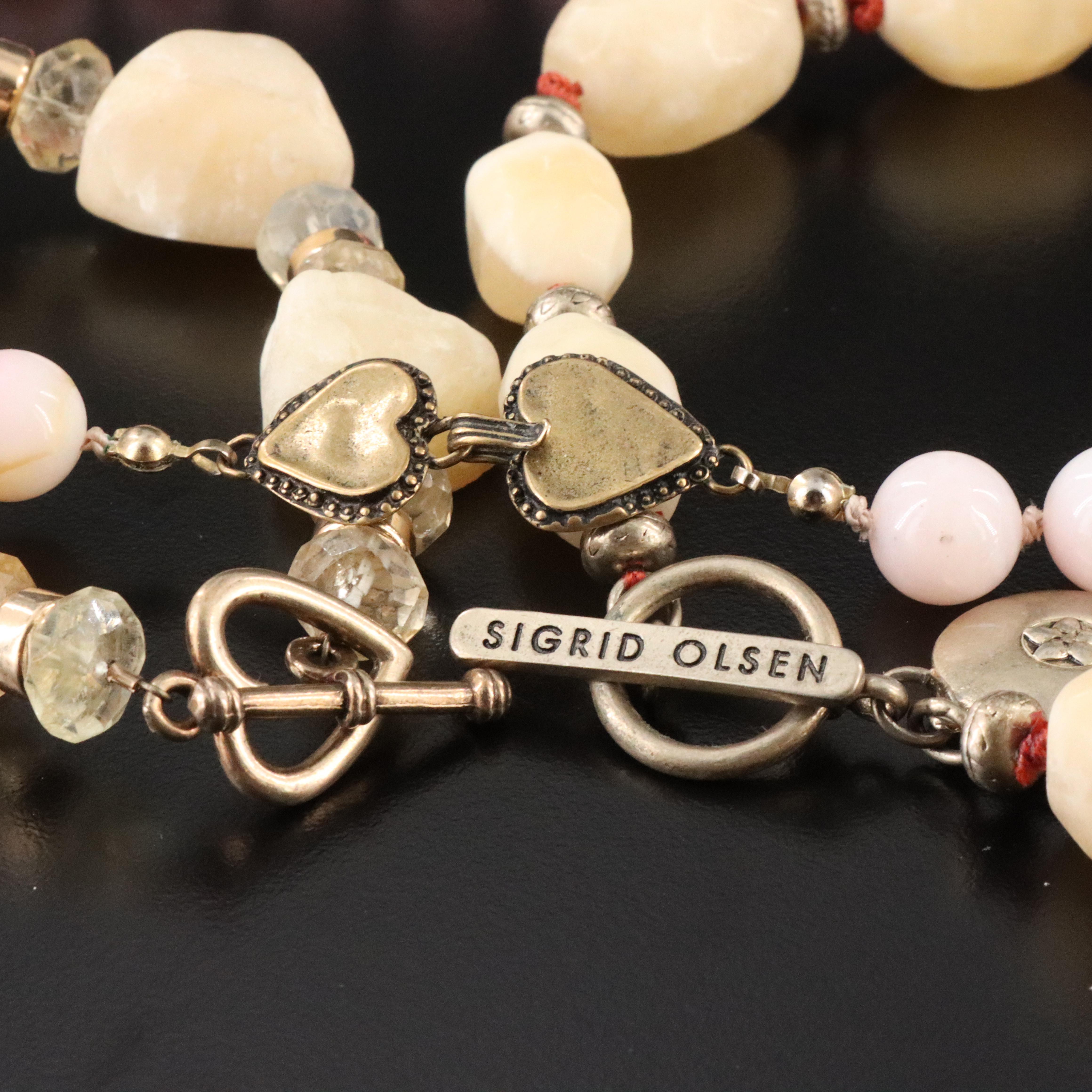Gemstone Necklace and Bracelet Collection Featuring Sigrid Olsen