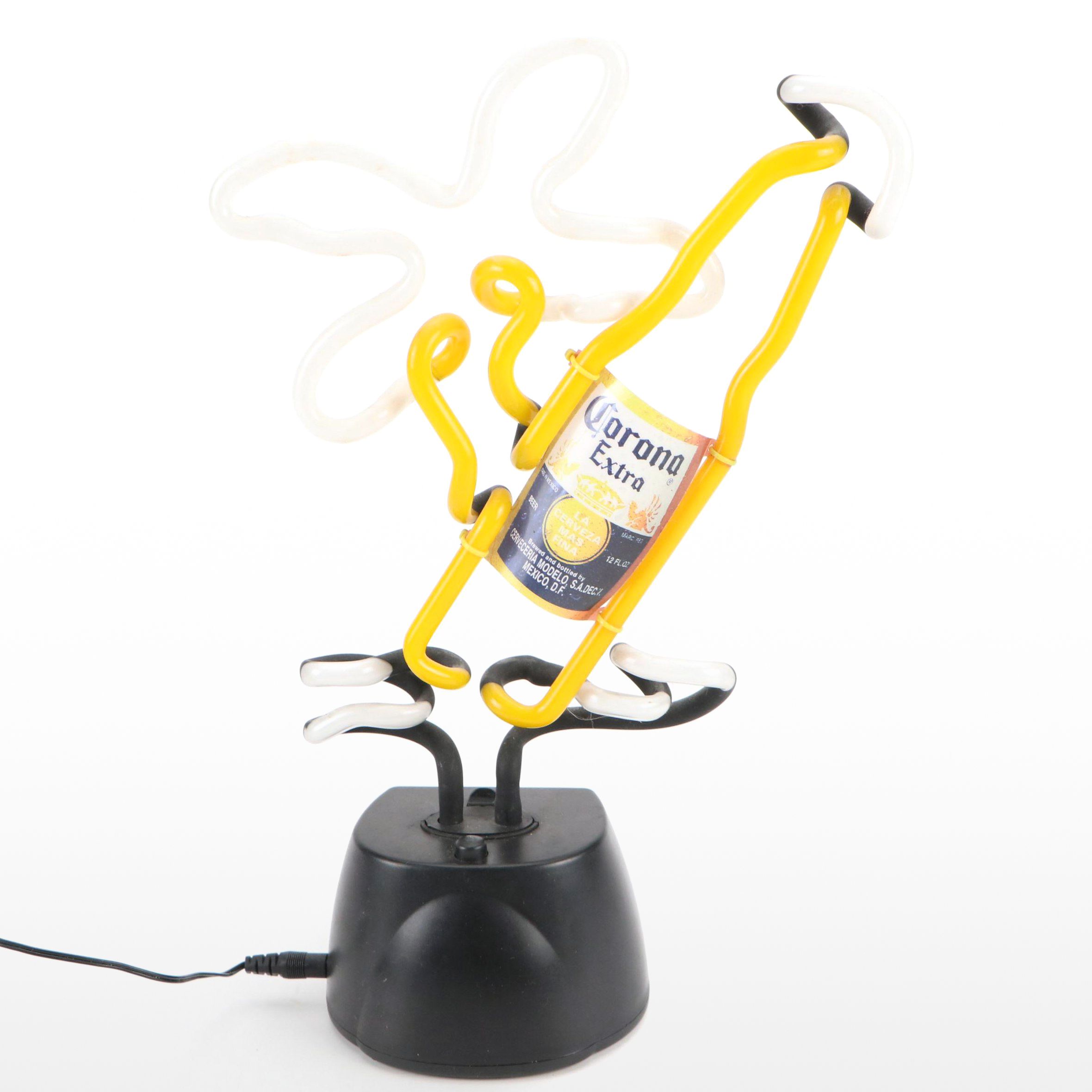 Corona Extra Standing Neon Sign Advertising Lamp