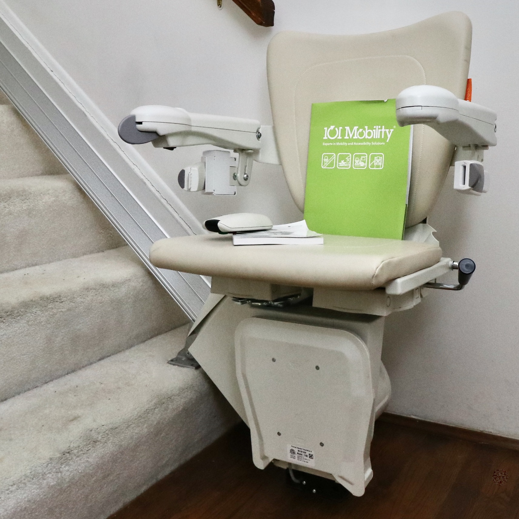 Handicare 1100 Straight Stairlift for Narrow Spaces