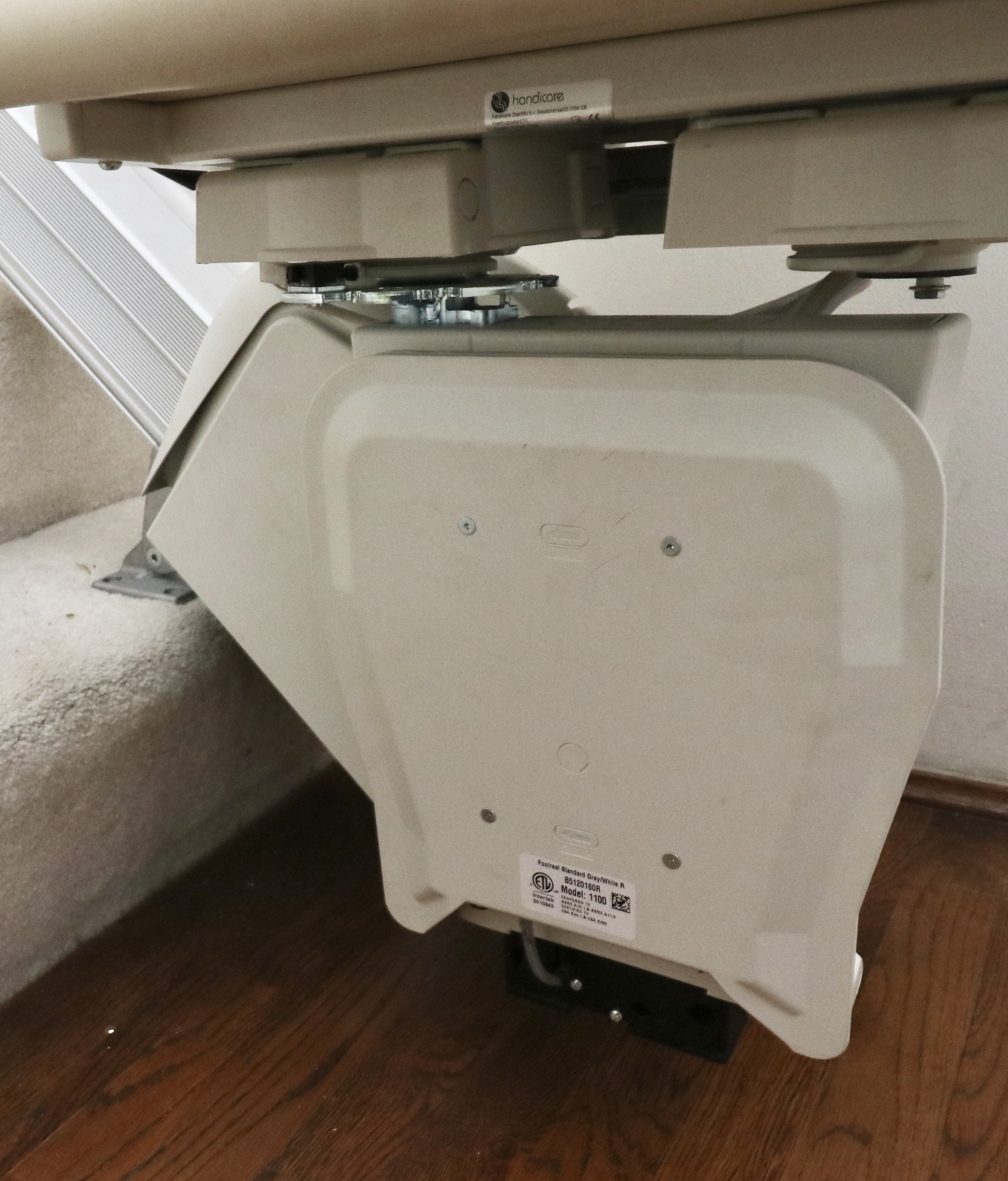 Handicare 1100 Straight Stairlift for Narrow Spaces