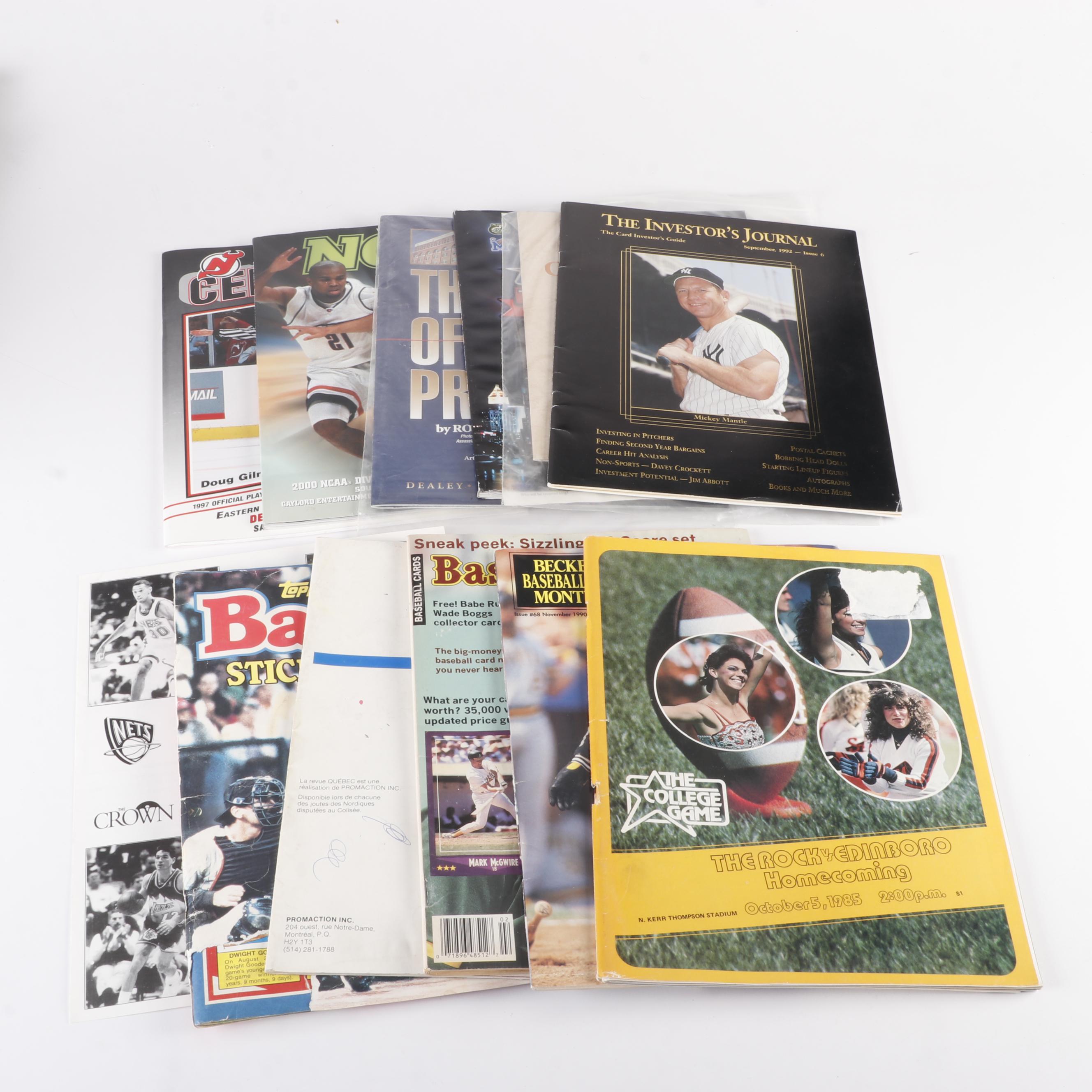 Sports Magazines, Baseball and Football Cards, Cincinnati Bengals Items