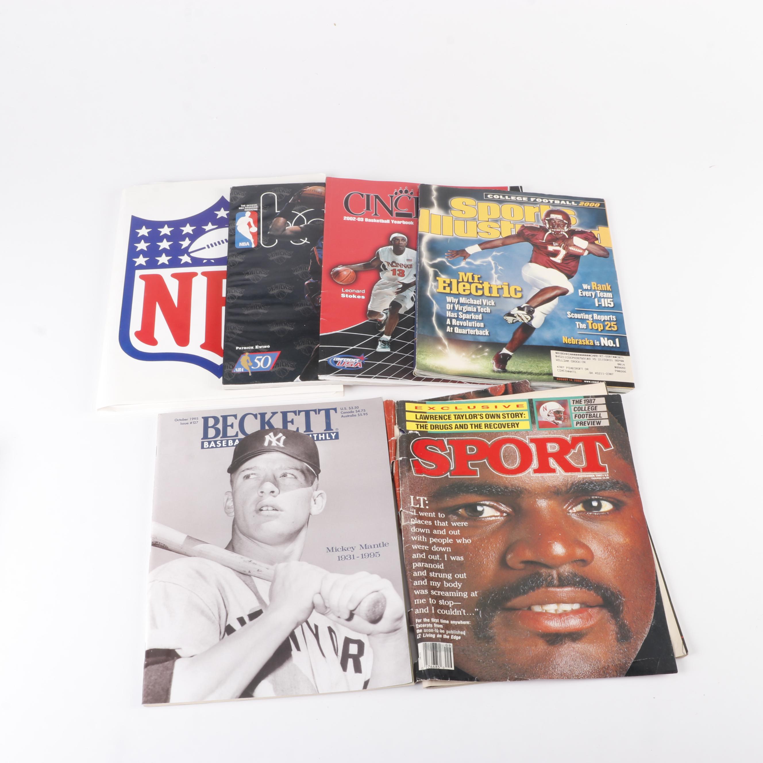 Sports Magazines, Baseball and Football Cards, Cincinnati Bengals Items
