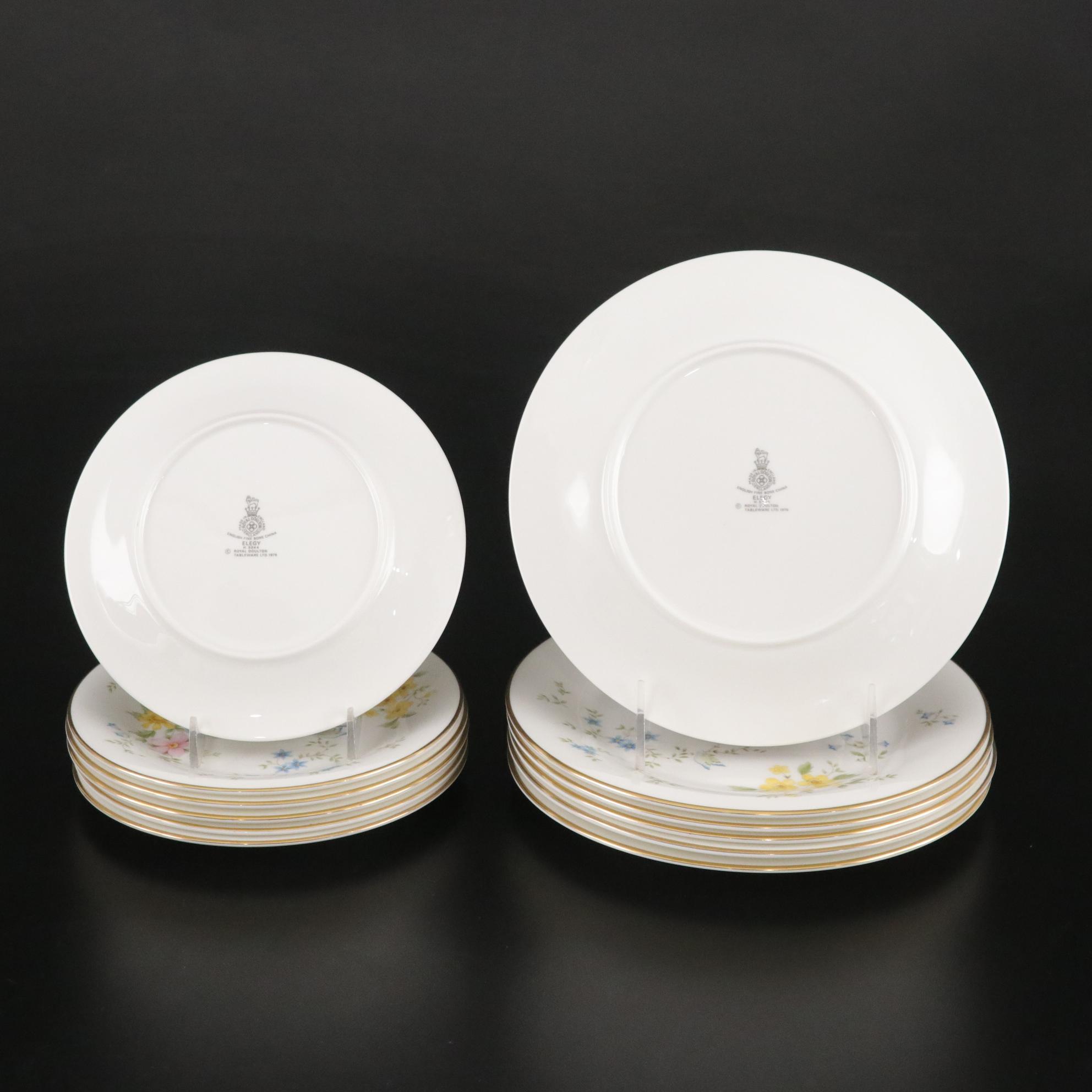 Royal Doulton "Elegy" Bone China Dinner Service for Six