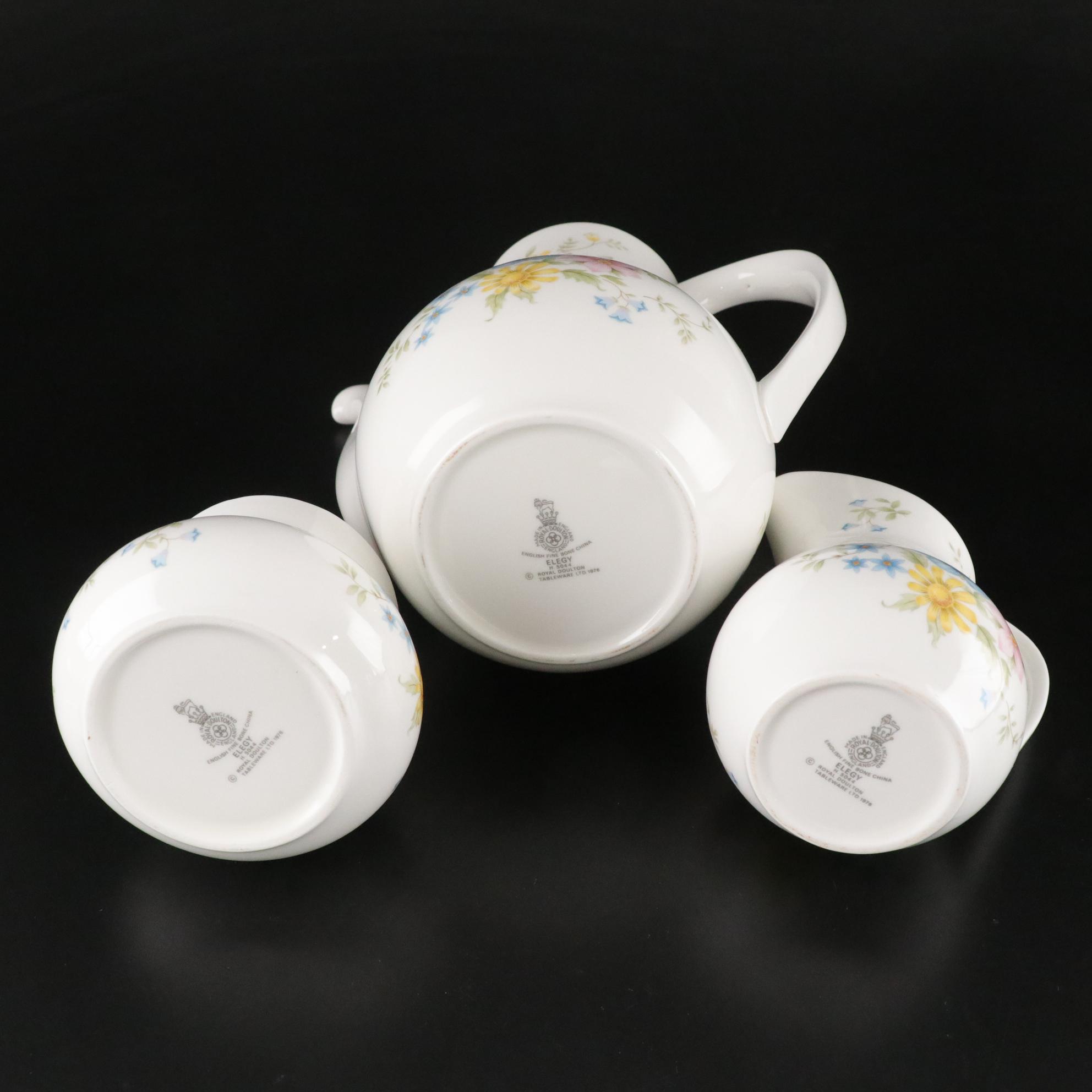 Royal Doulton "Elegy" Bone China Dinner Service for Six