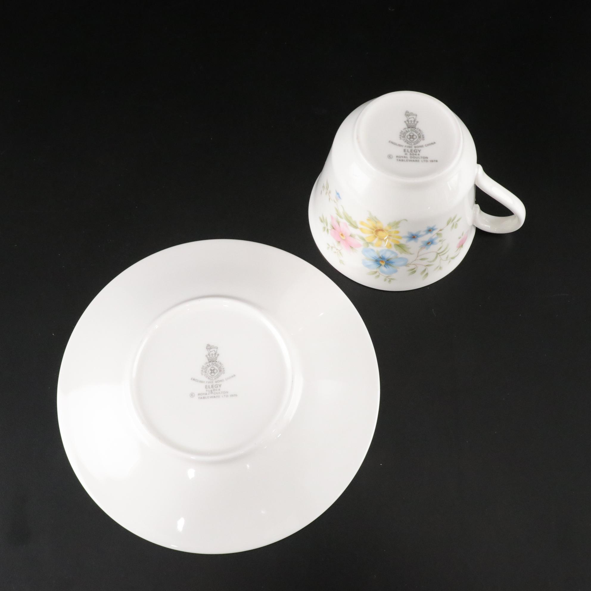 Royal Doulton "Elegy" Bone China Dinner Service for Six