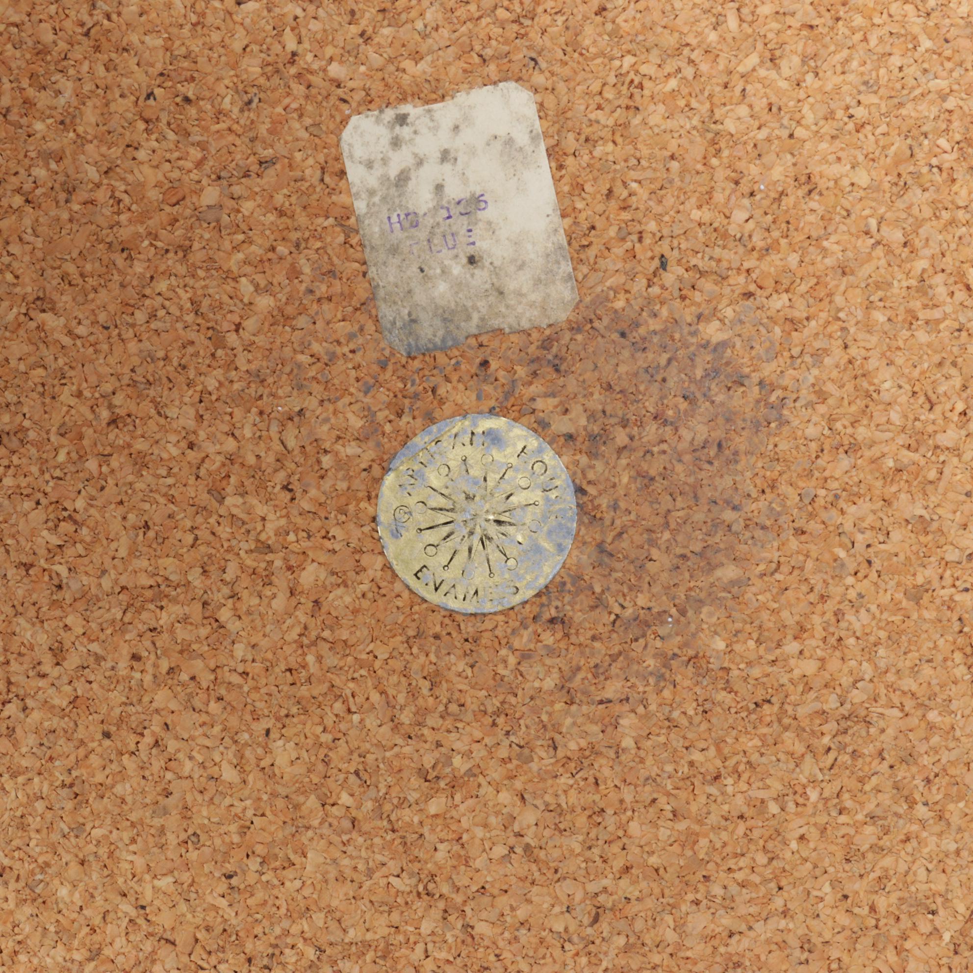 Artisan House Enamels Blue Maple Leaf Bowl with Two Hand Thrown Pierced Pots