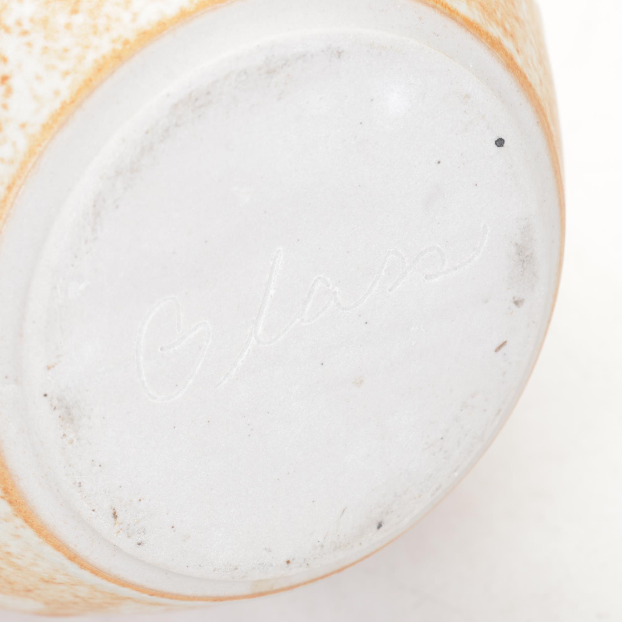 Artisan House Enamels Blue Maple Leaf Bowl with Two Hand Thrown Pierced Pots